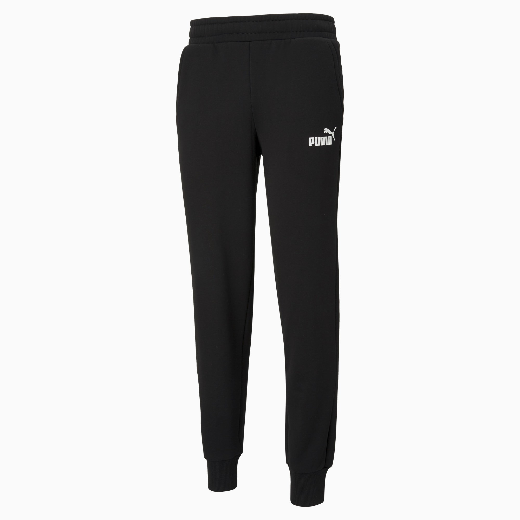 Essentials Logo Men's Sweatpants | Puma Black | PUMA Sustainable ...