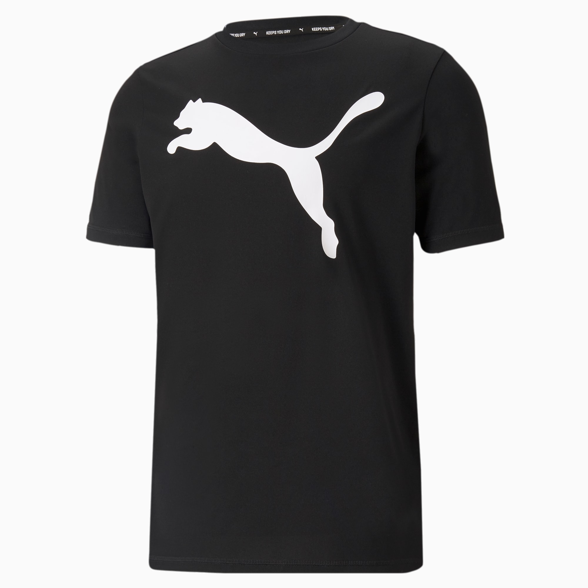 Active Big Logo Men s Tee Puma Black PUMA Shop All Puma PUMA