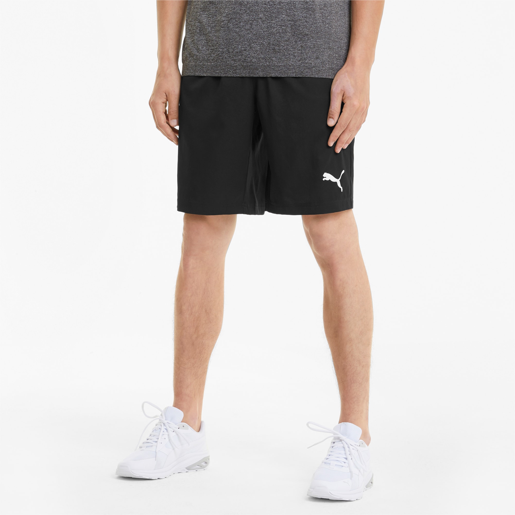 PUMA woven shorts in black