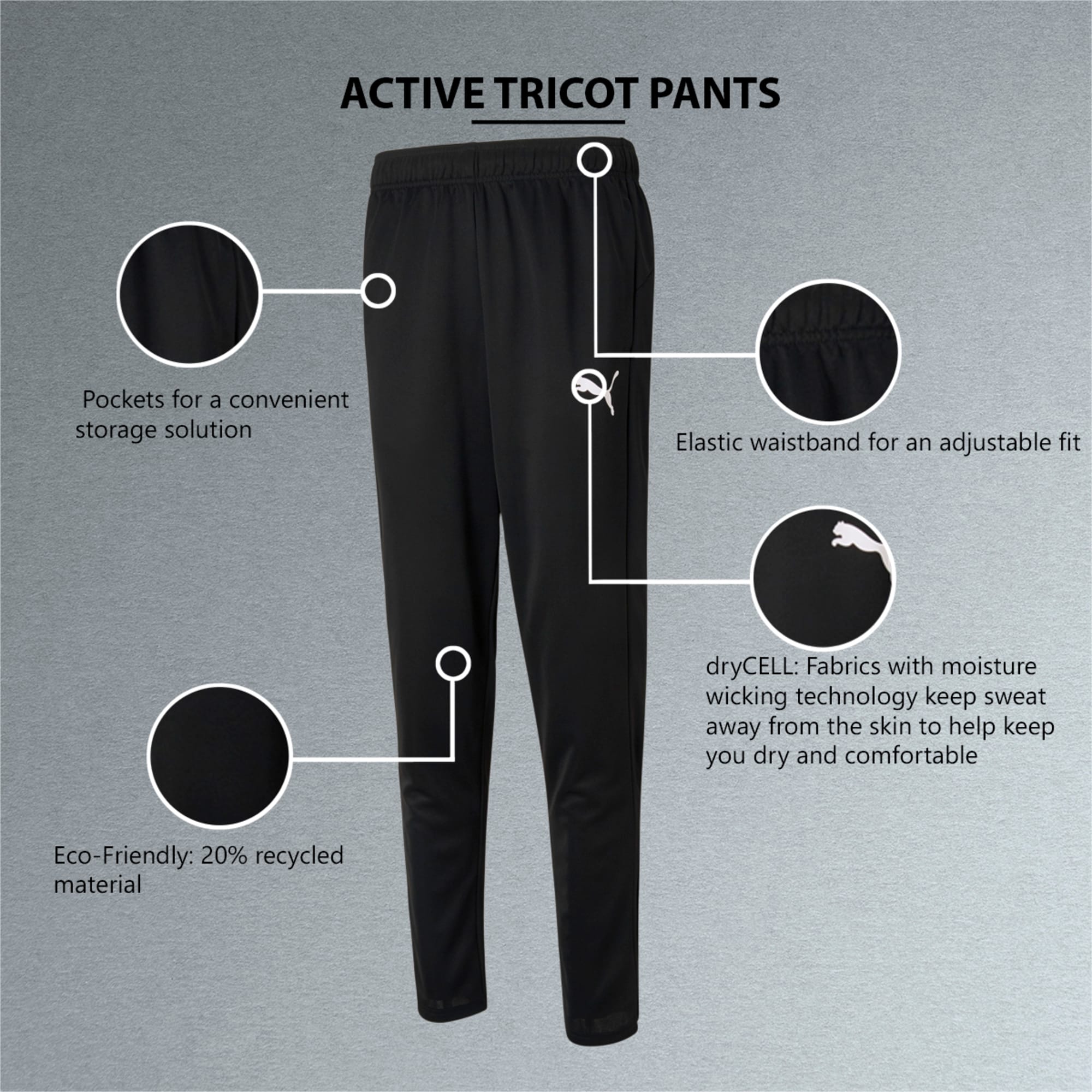 Puma mens joggers size guide discount