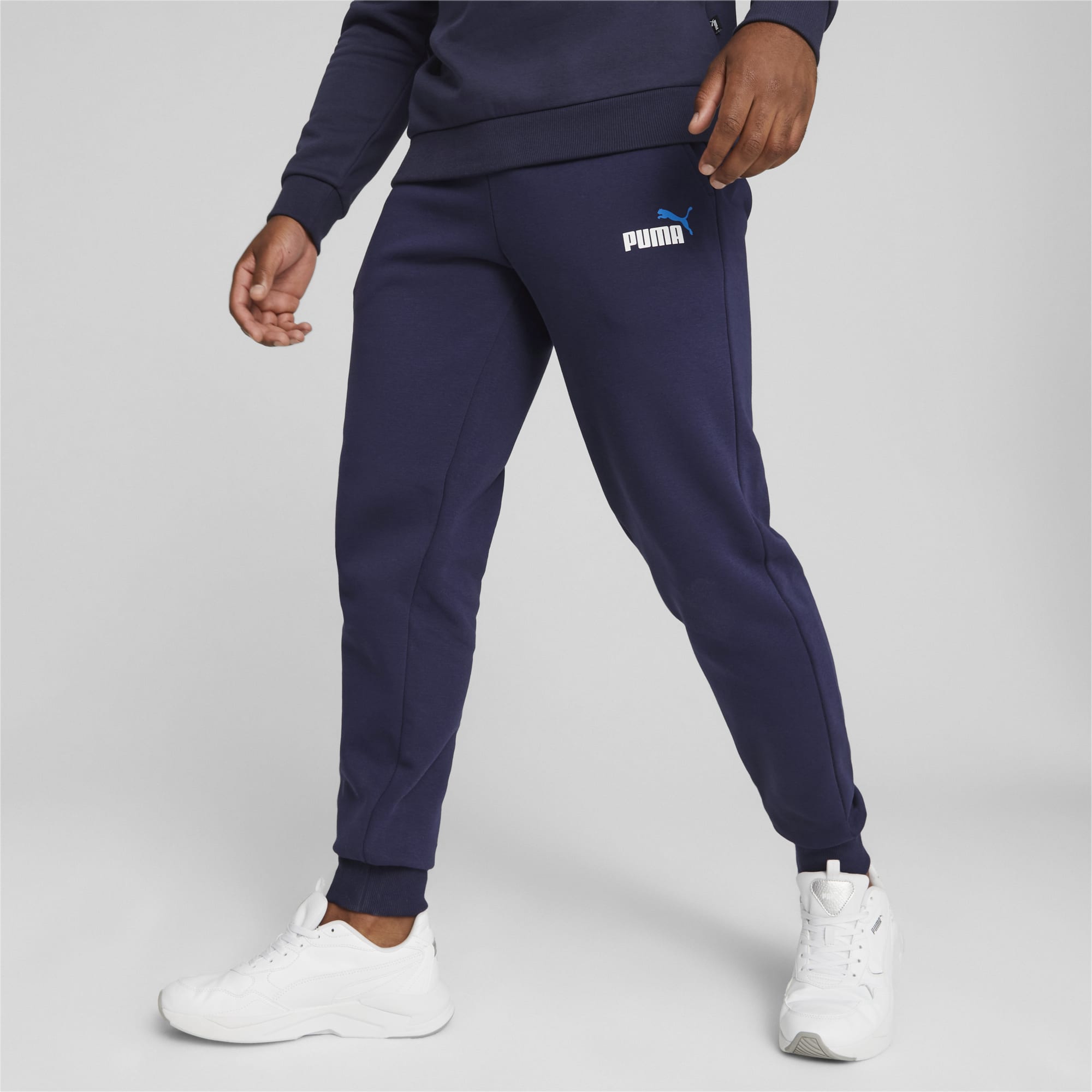 Essentials+ Two-Tone Logo Men's Pants | PUMA Shoes | PUMA