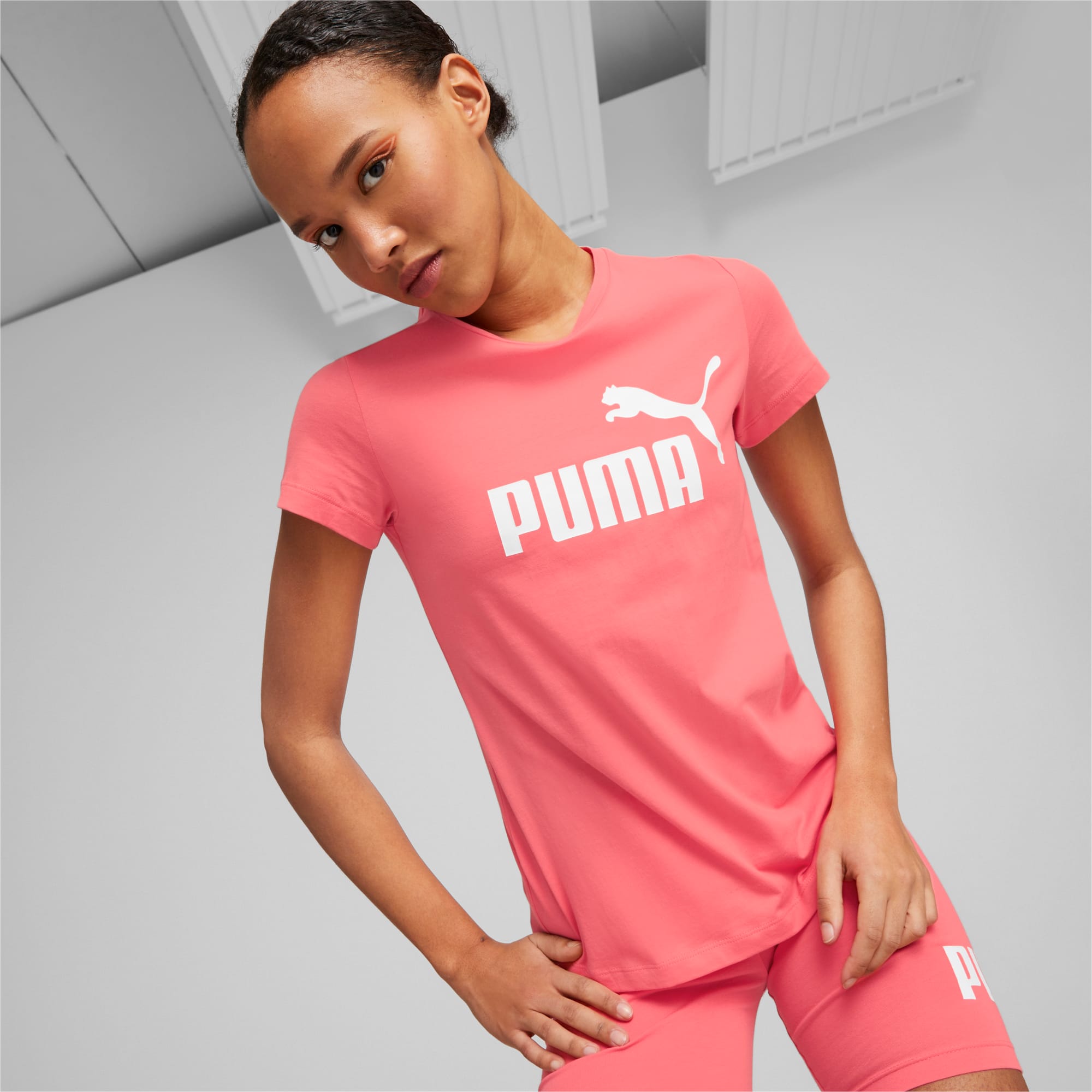 Pink puma shirt hot sale womens