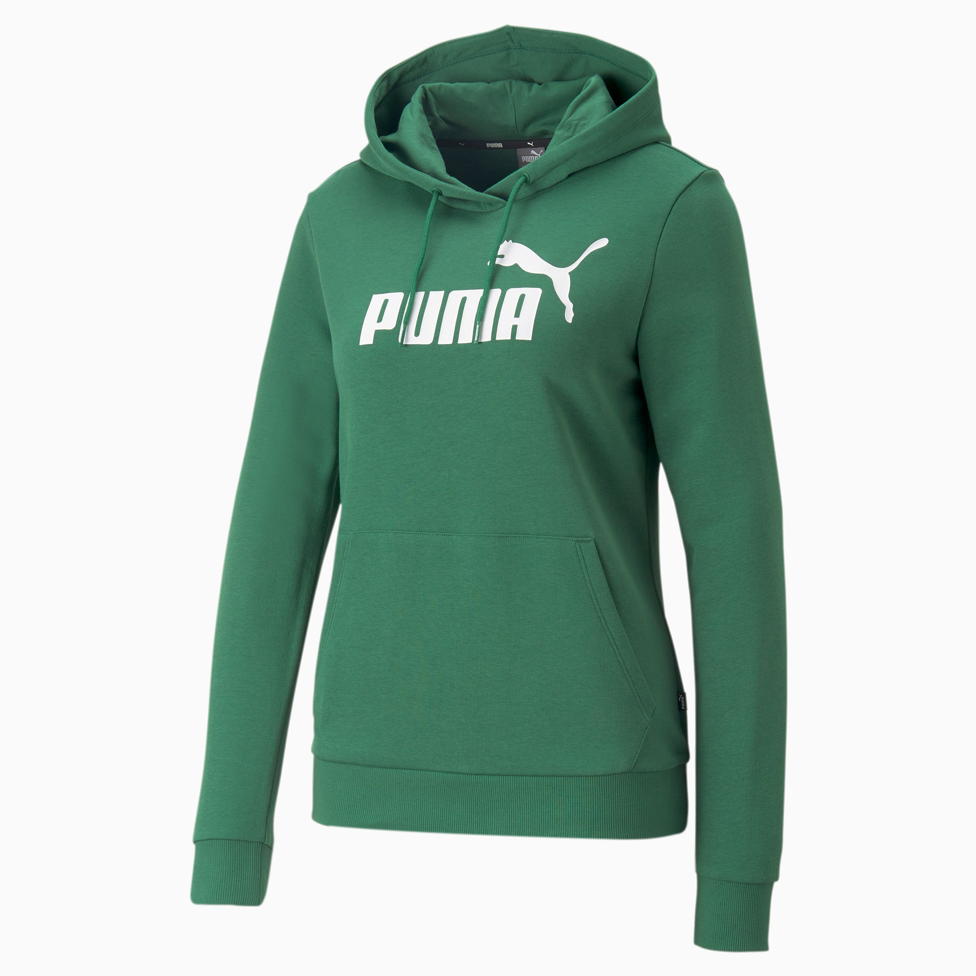 Puma green store hoodie womens