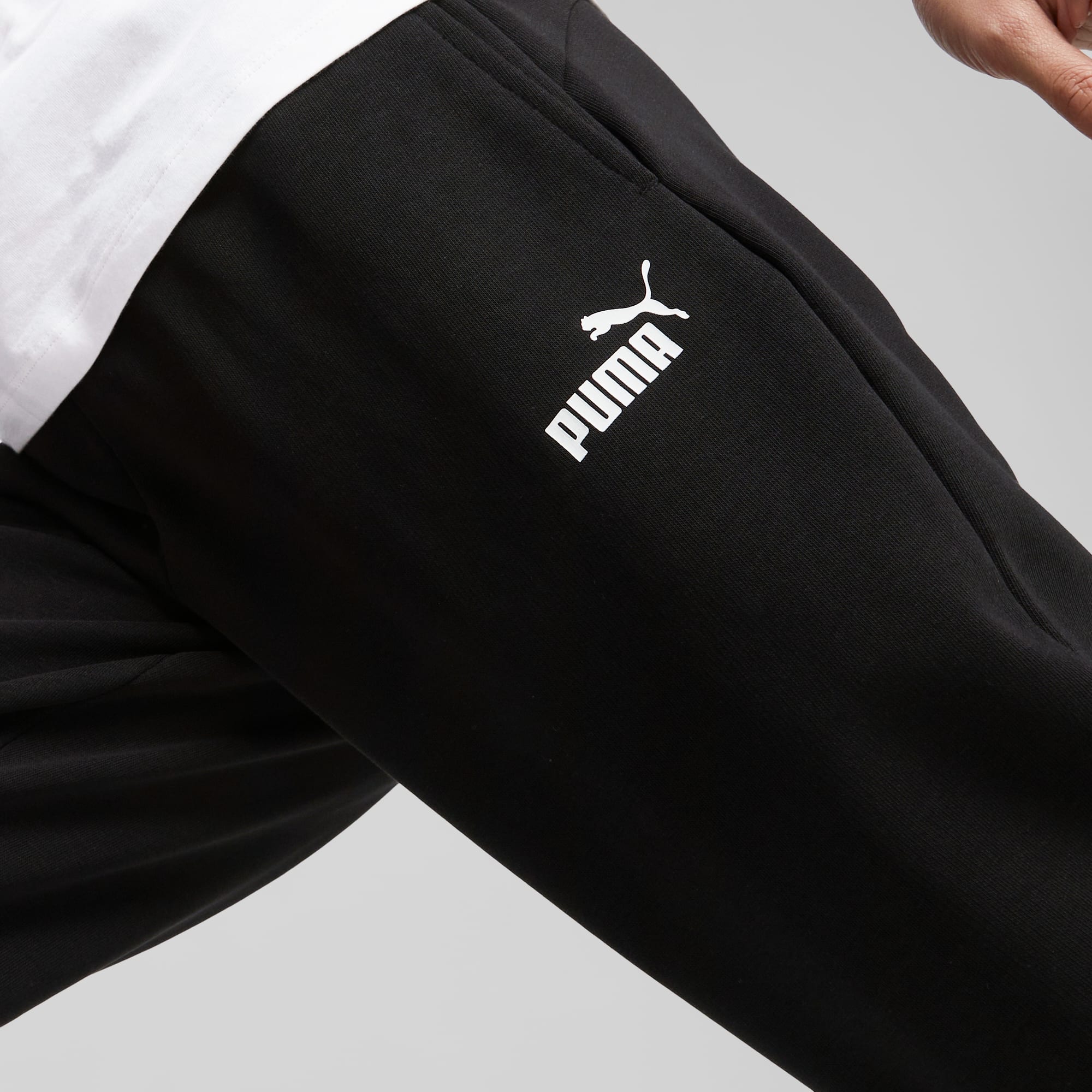 Puma PI Knit Track Pants Women Black Sweatpants (XS)