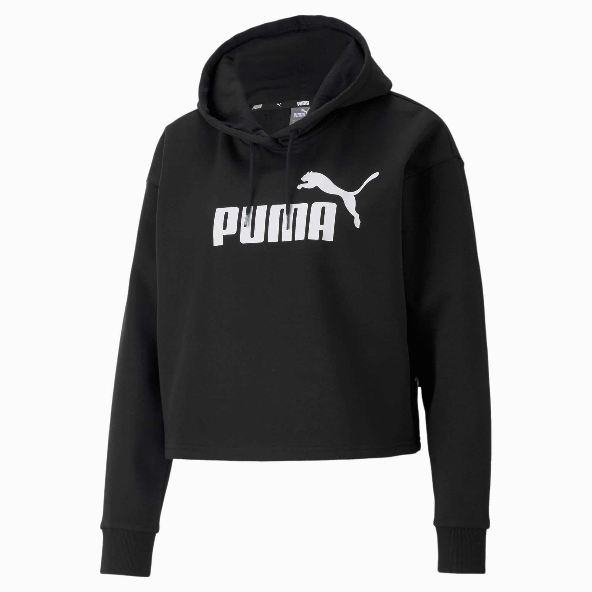 Defecte Aan boord bundel Essentials korte hoodie met logo voor dames | | PUMA