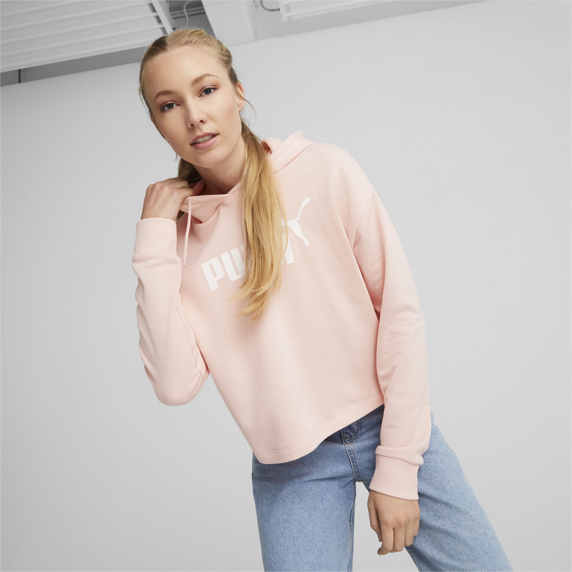 Hoodie court a logo Essentials Femme PUMA