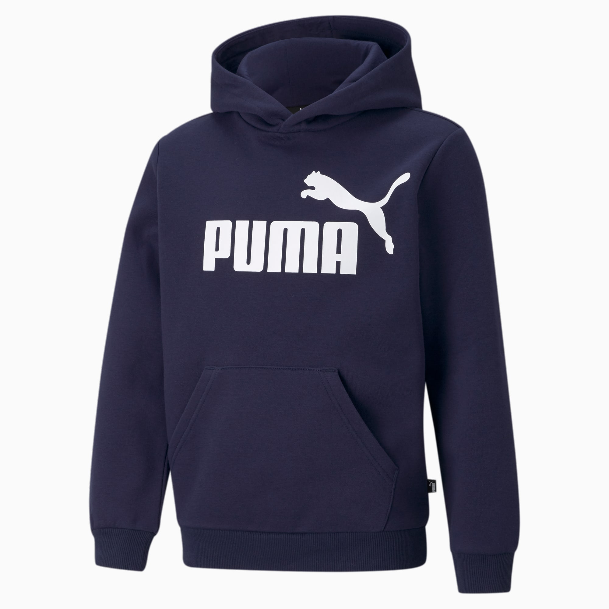 PUMA - Sudadera blanca Essentials Big Logo 586686 02 Hombre