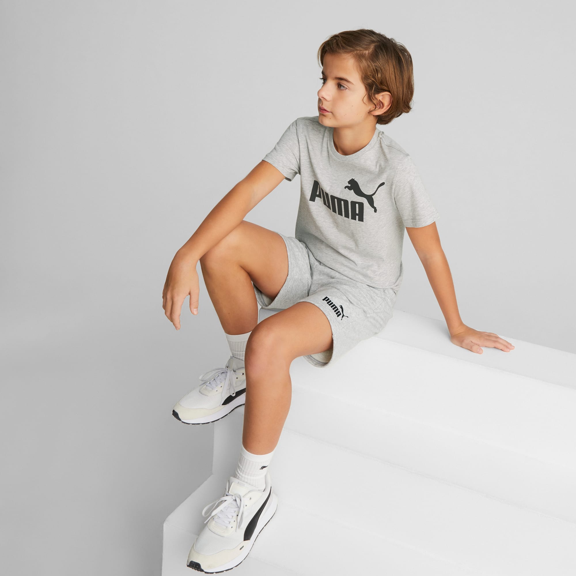 Essentials Big Kids' Sweat Shorts | PUMA