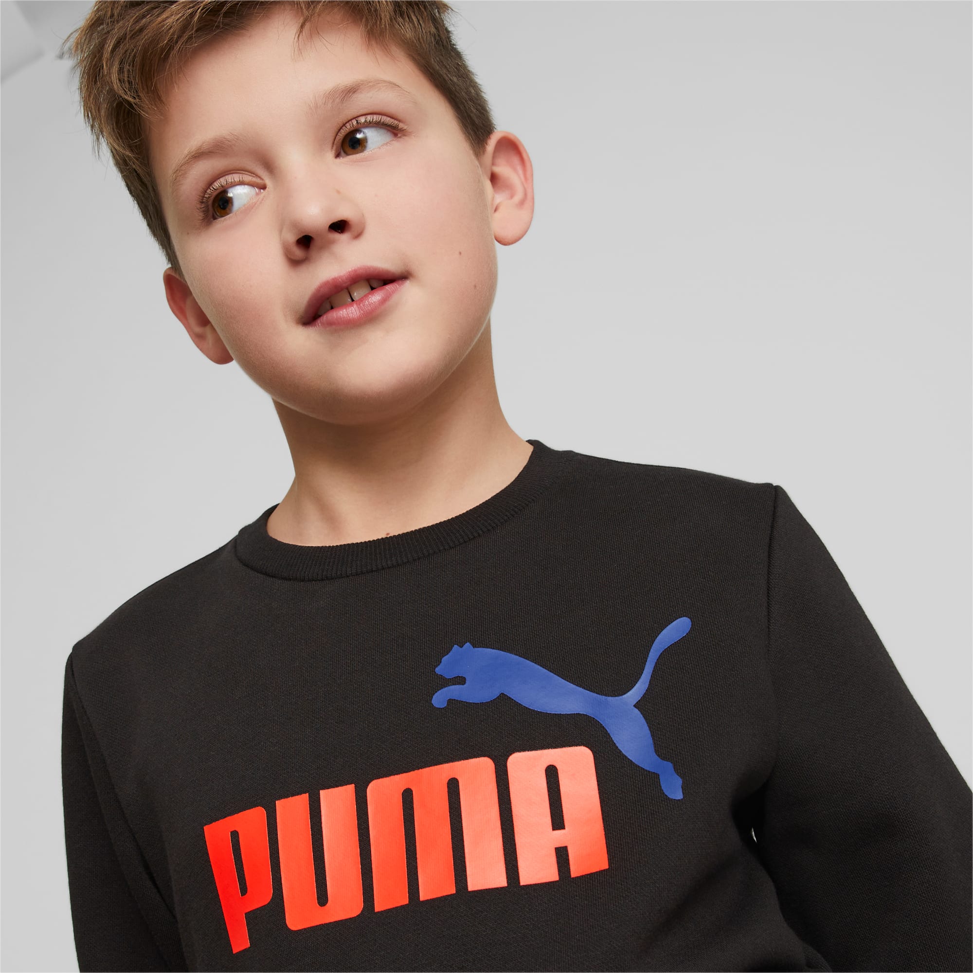 Essentials+ Two-Tone Big Logo Jugend PUMA | | Sweatshirt