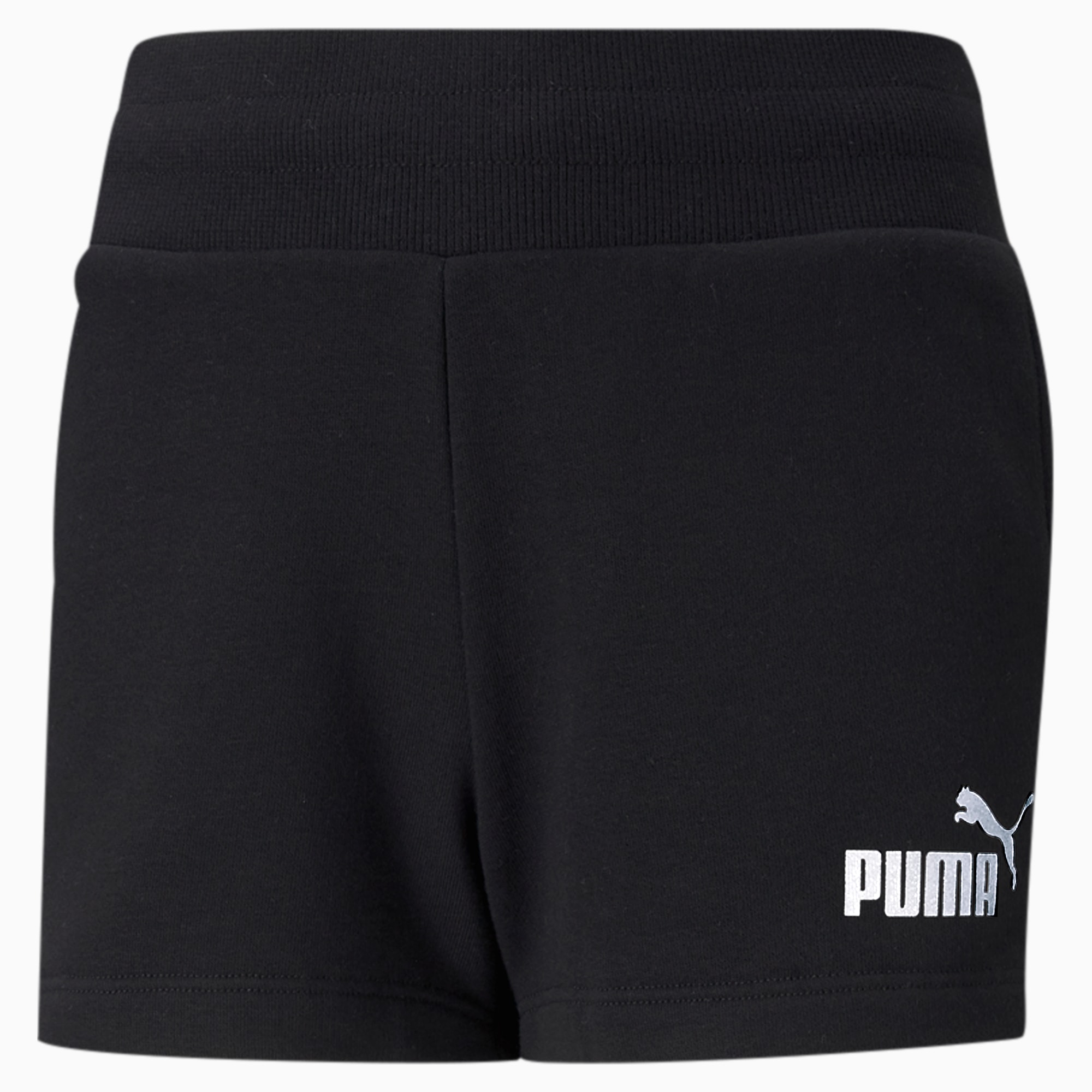 Essentials+ Youth Shorts, Puma Black, large-SEA