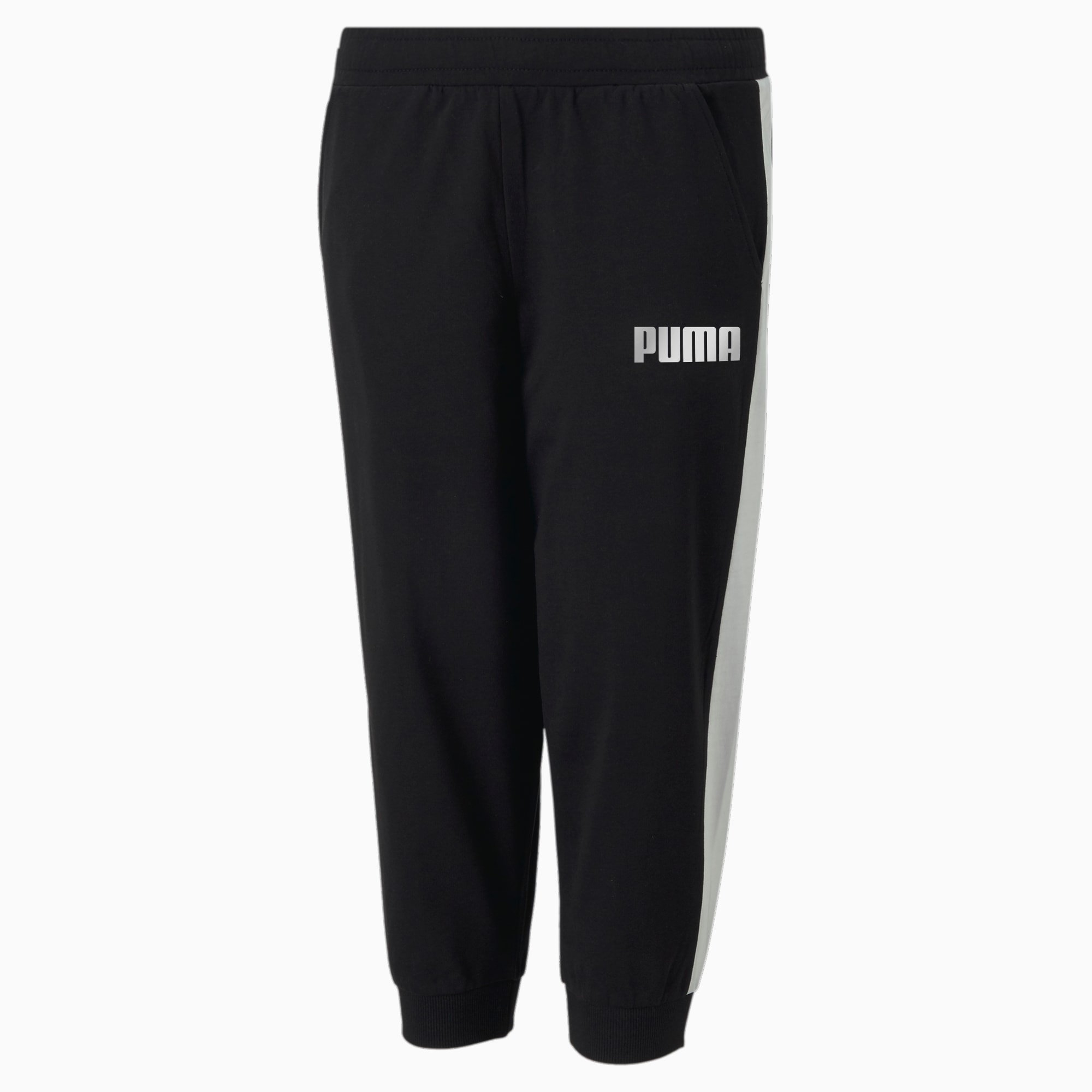 Alpha 3/4 Youth Sweatpants, Puma Black, large-SEA