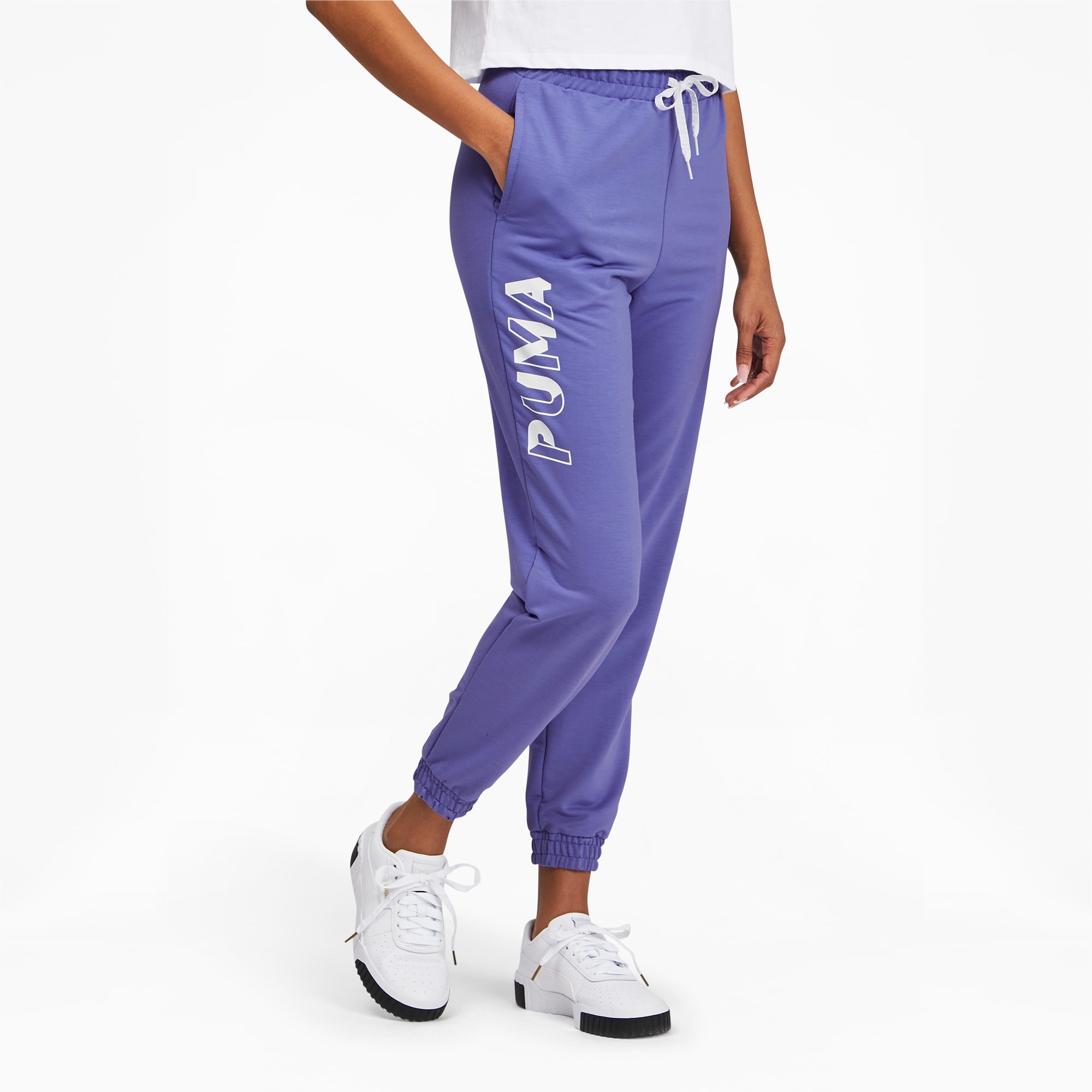 Puma jogger pants womens discount