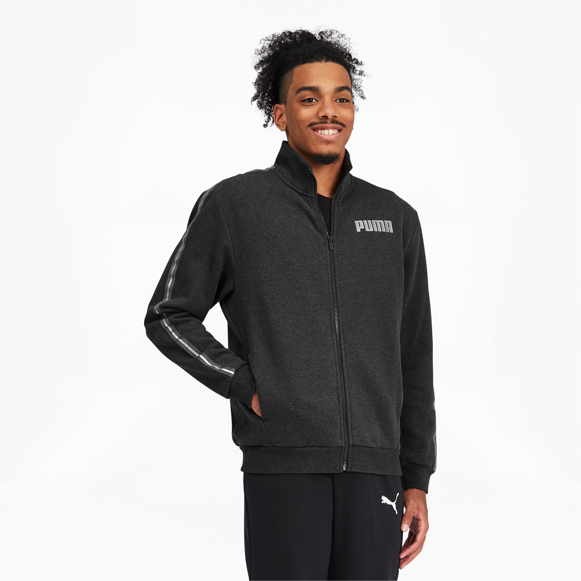 Puma last lap metallic jacket discount