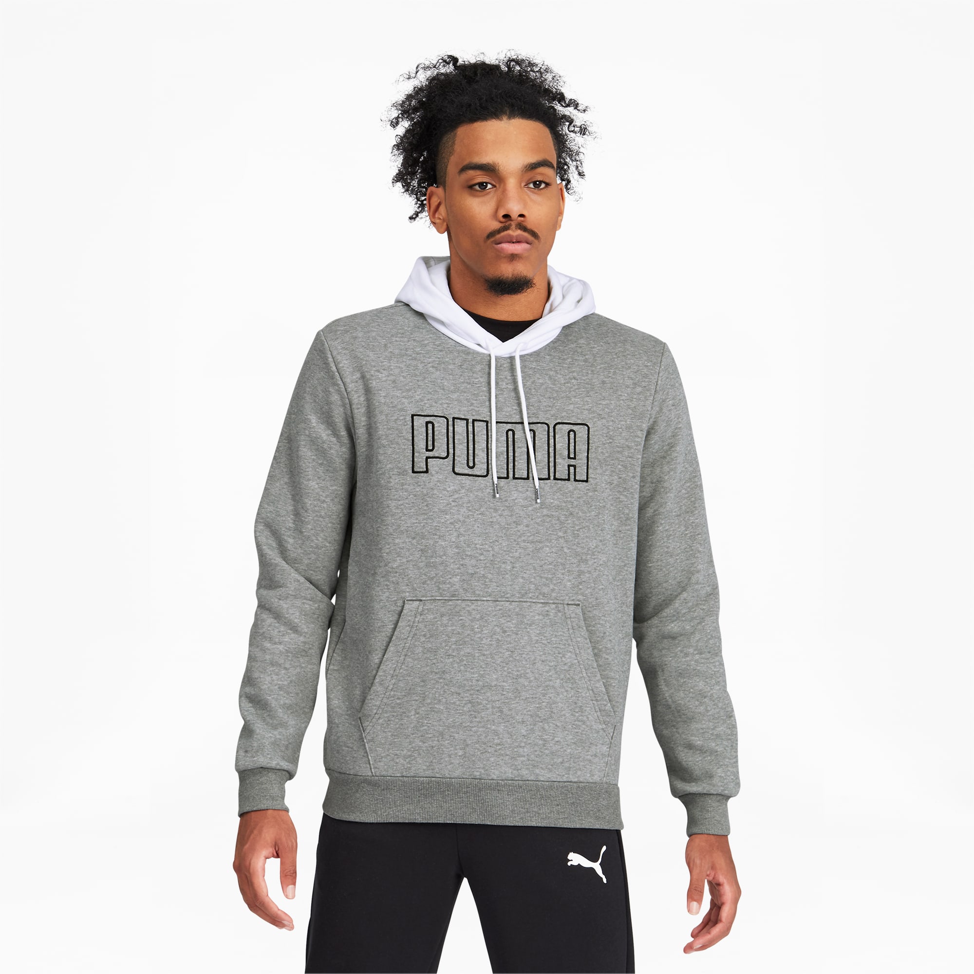 Mens grey puma sweatshirt best sale
