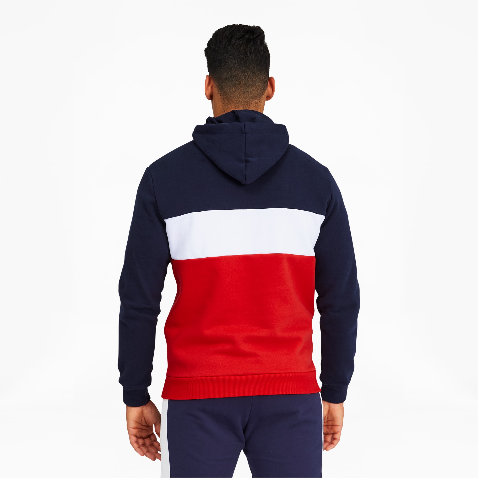 puma color block hoodie