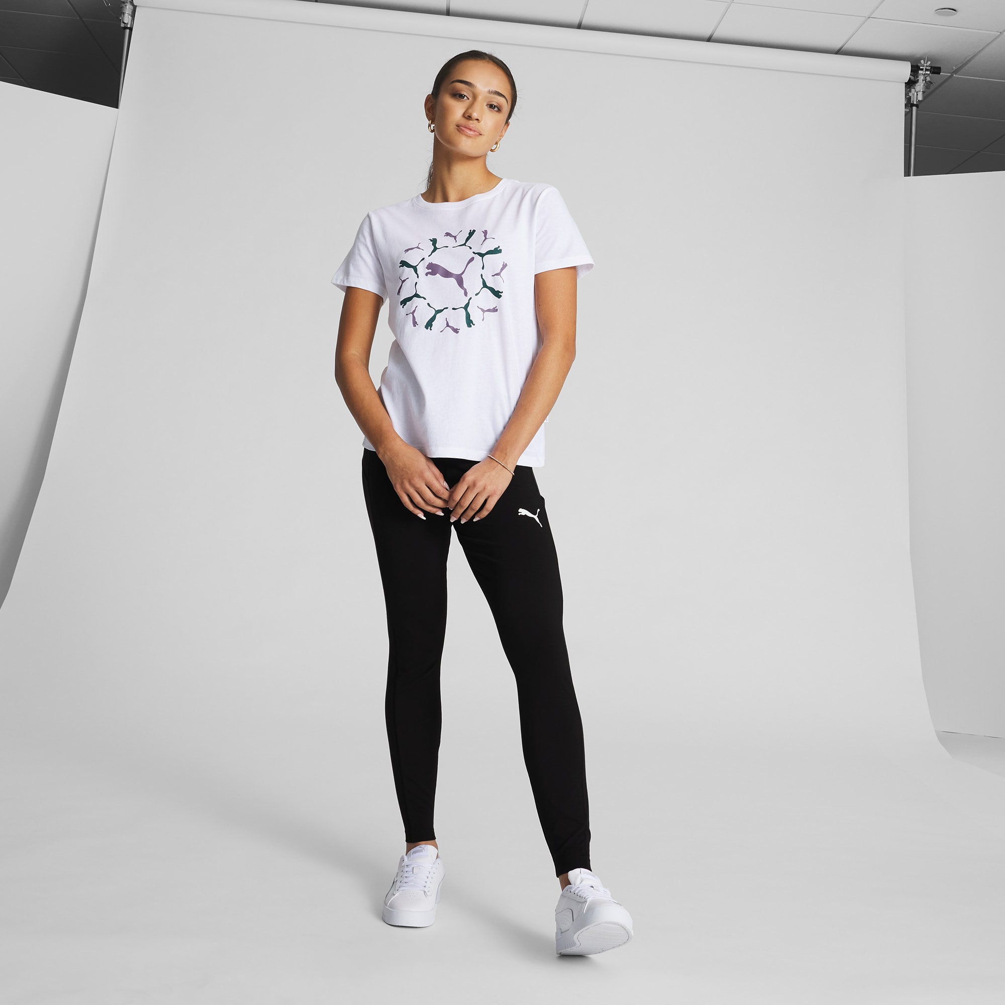 Legging puma noir et doré top