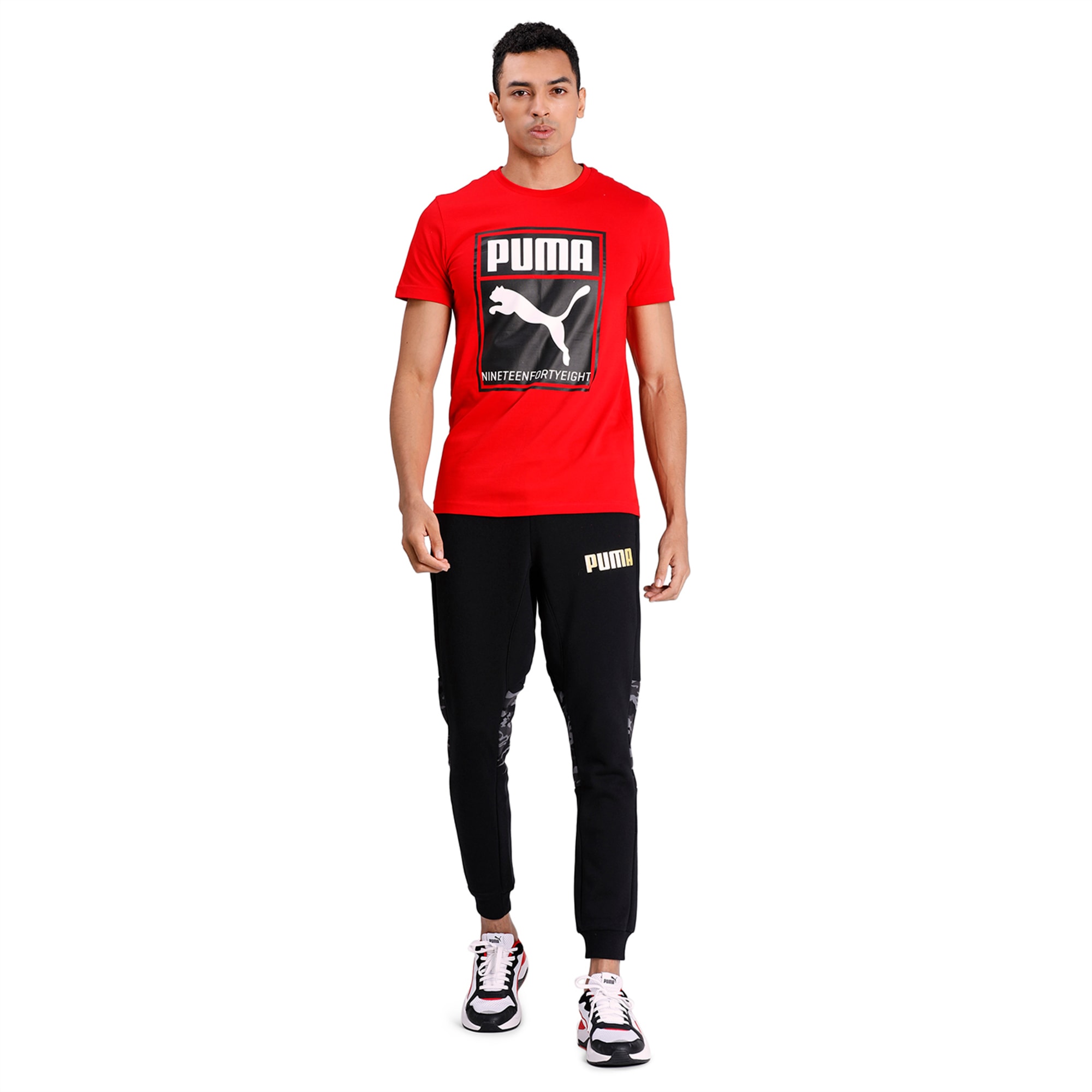 ego Luik Imitatie PUMA 1948 Box Graphic Men's T-Shirt | High Risk Red | PUMA T-Shirts | PUMA