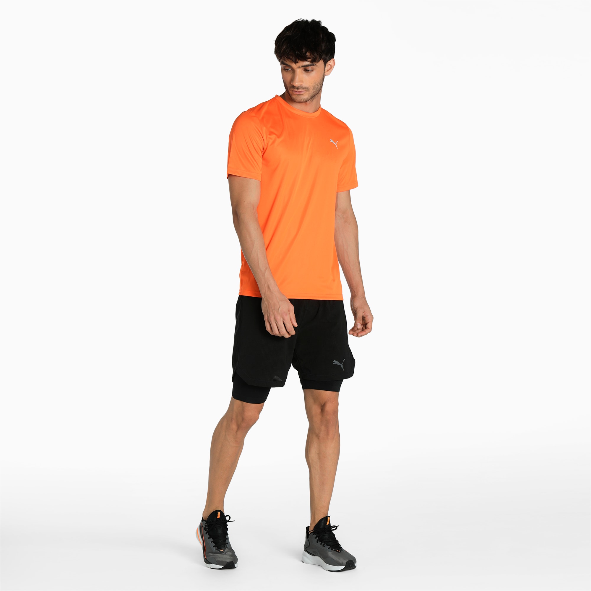Active Polyester Men's Slim Fit T-Shirt | PUMA Lucky Size Apparel | PUMA