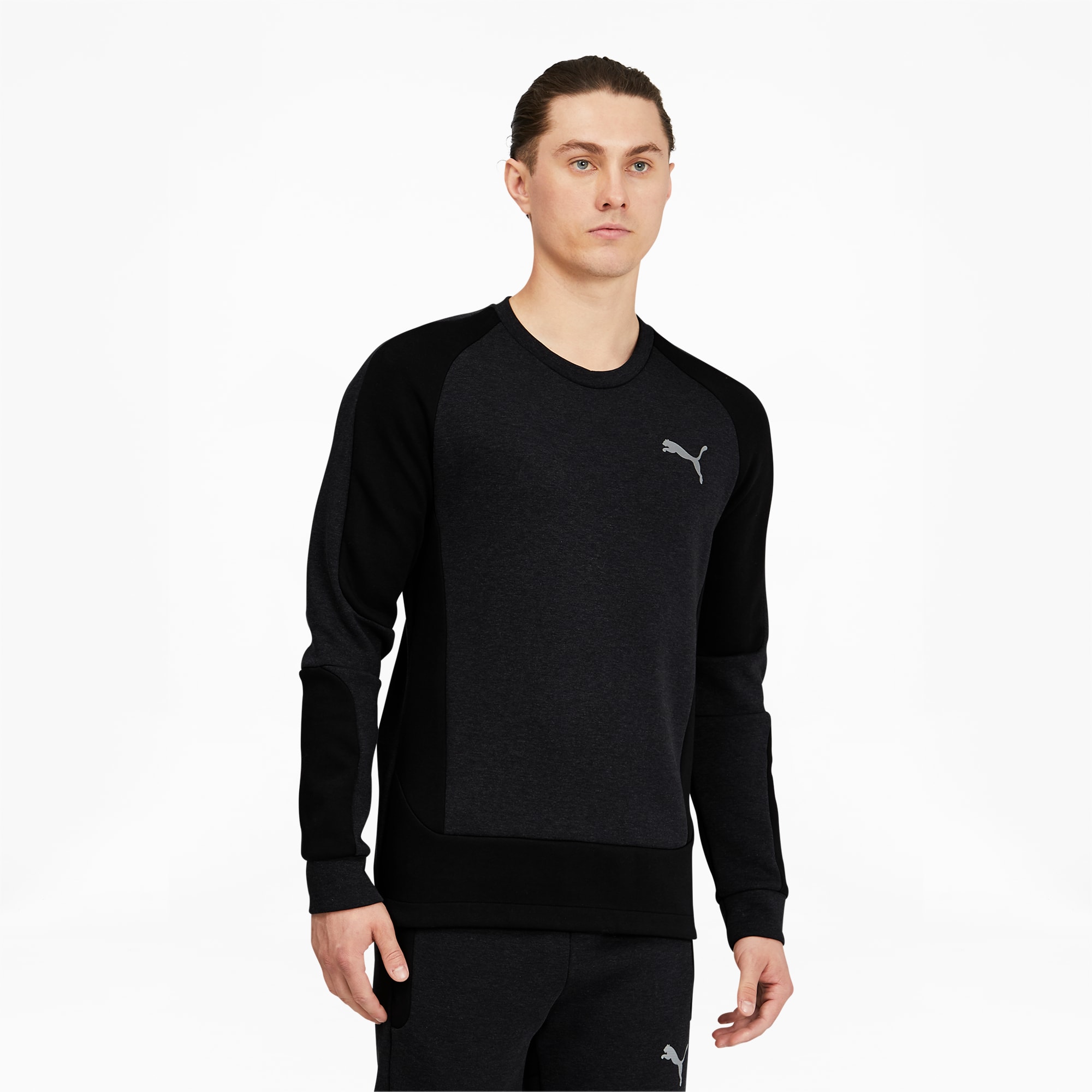 Puma evostripe cheap crew sweatshirt