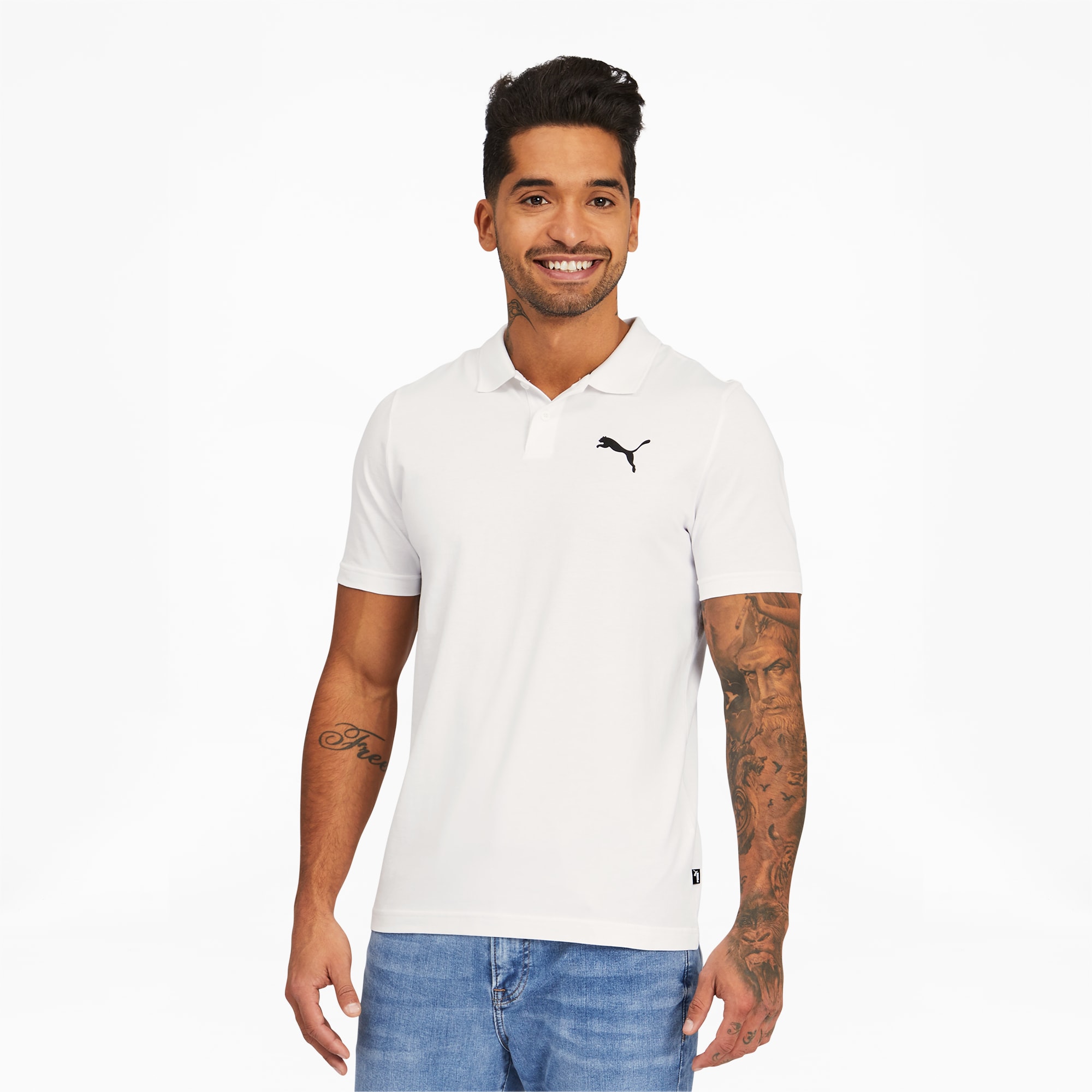 Camiseta Puma Hombre Essentials Logo Tee PUMA