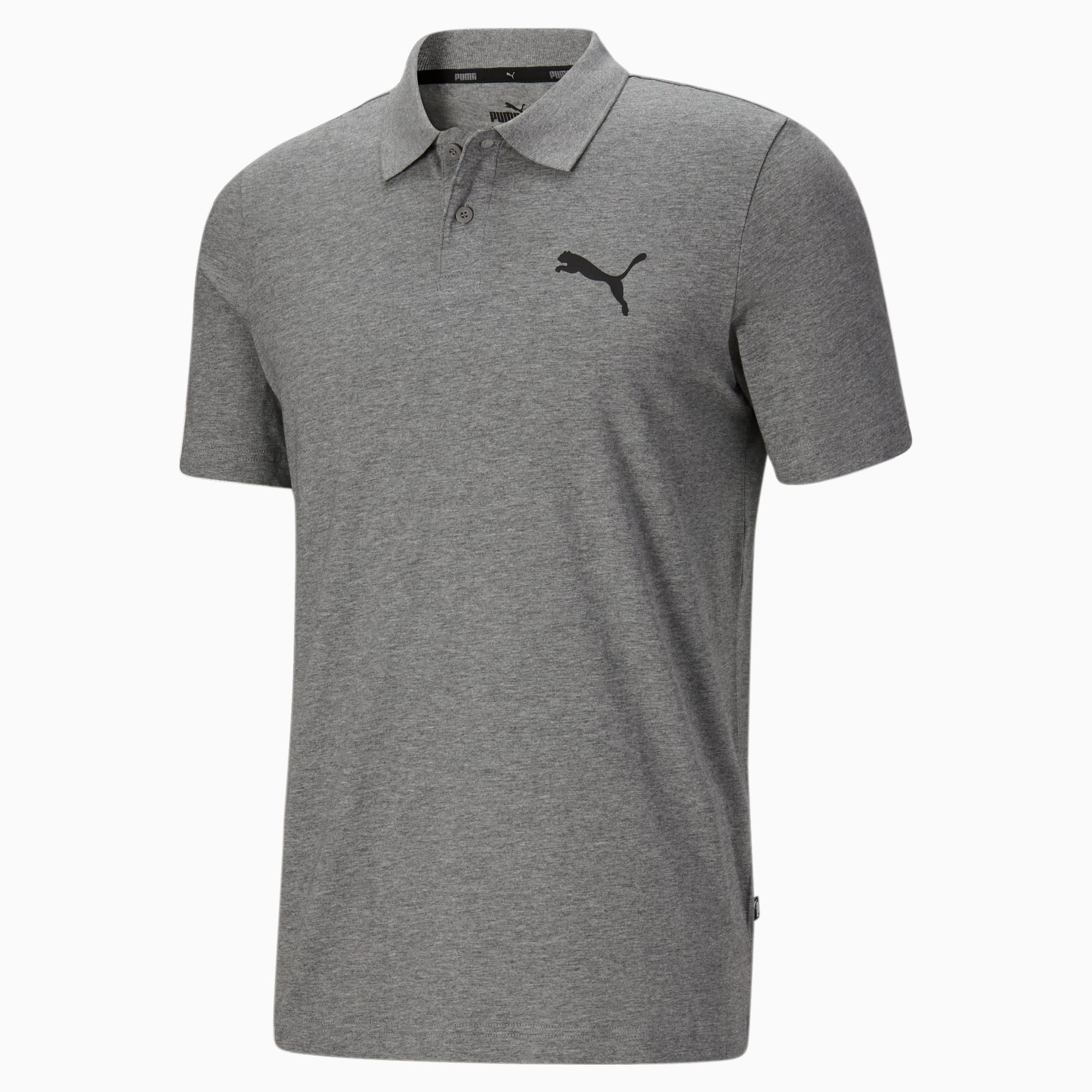 Puma essentials men's jersey polo clearance