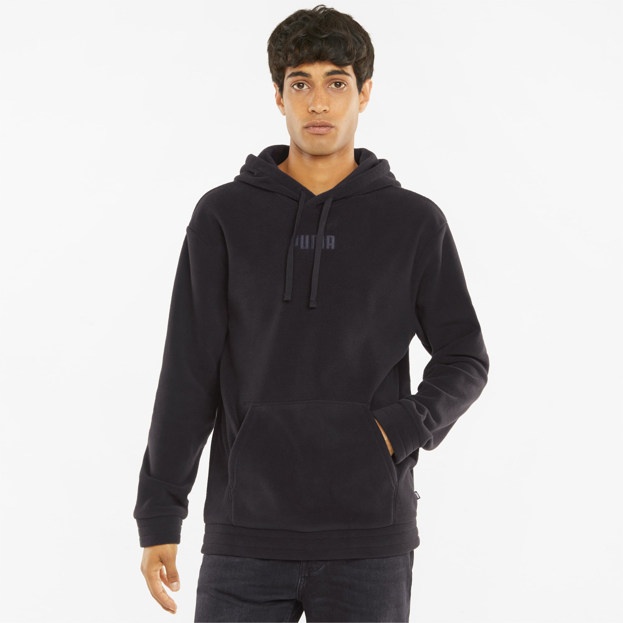 PUMA Sudadera con capucha de forro polar Modern Basics 22 para hombre