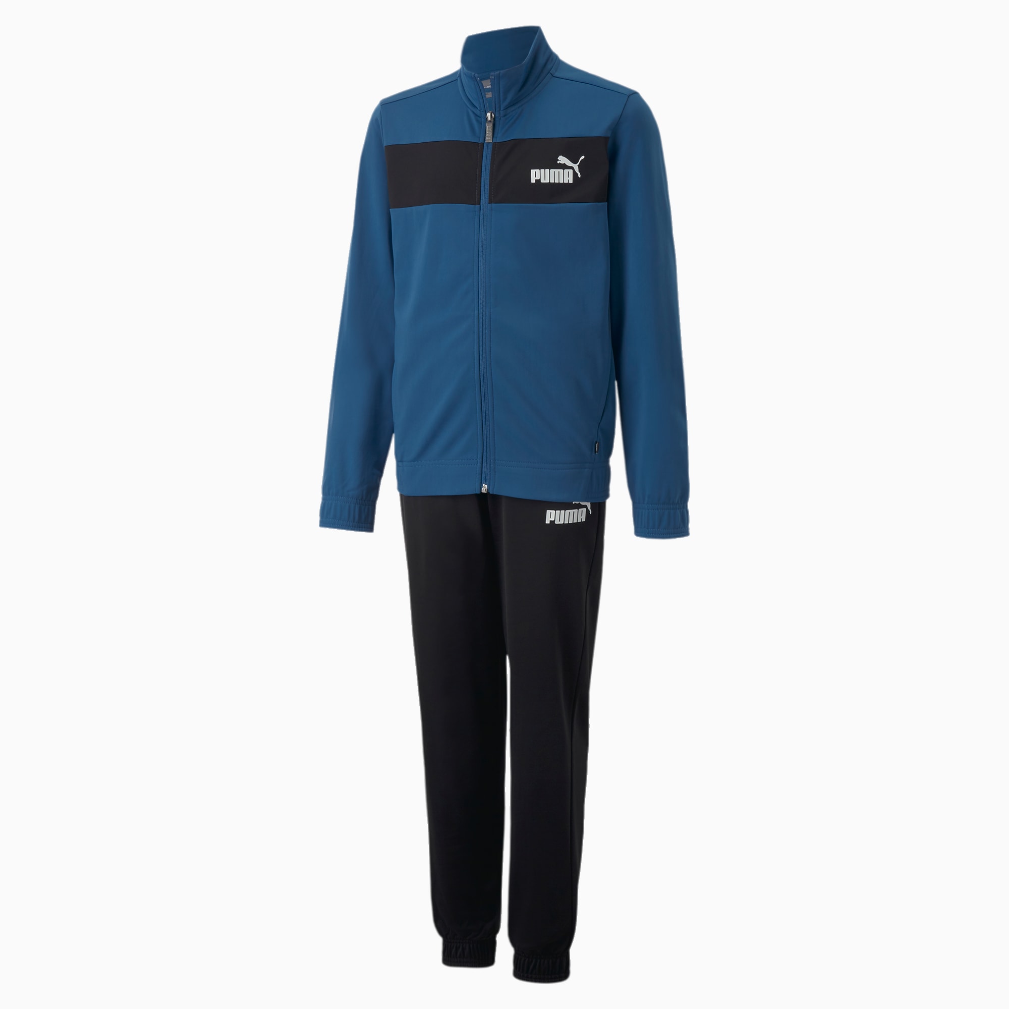 Polyester Tracksuit Youth blue PUMA