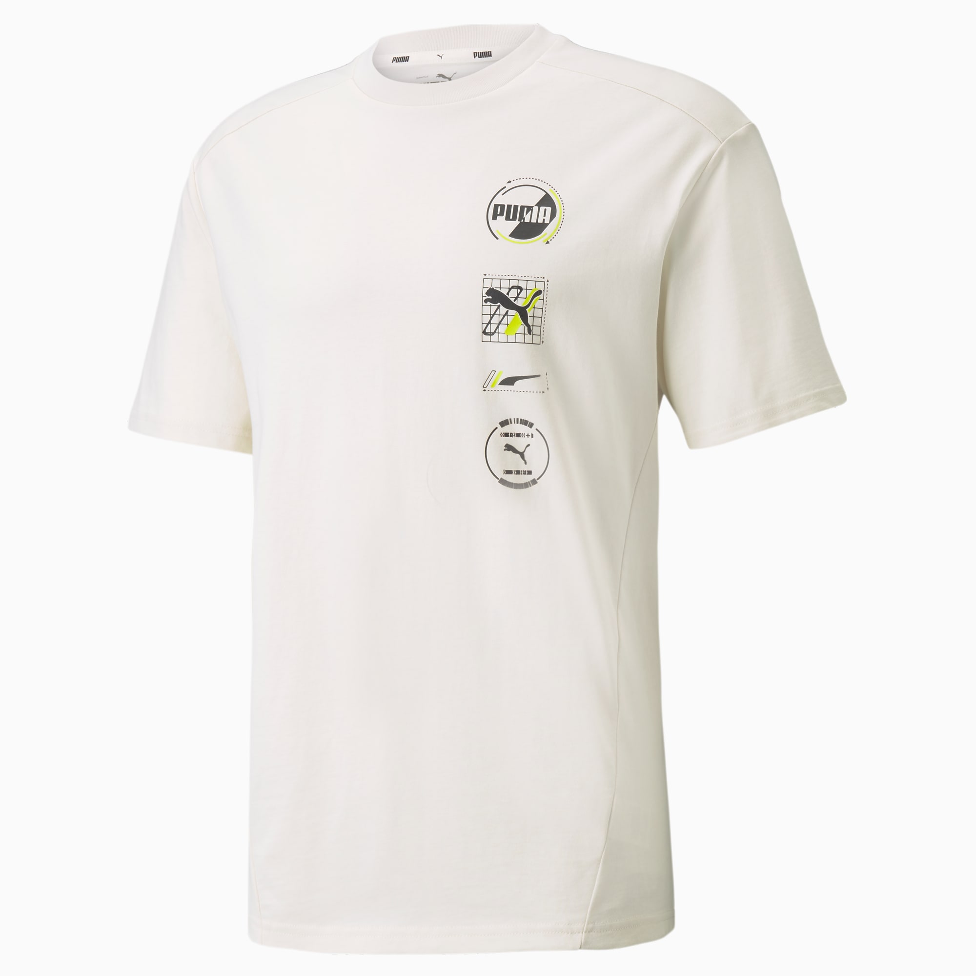 RAD/CAL Men's Tee, Ivory Glow, large-SEA