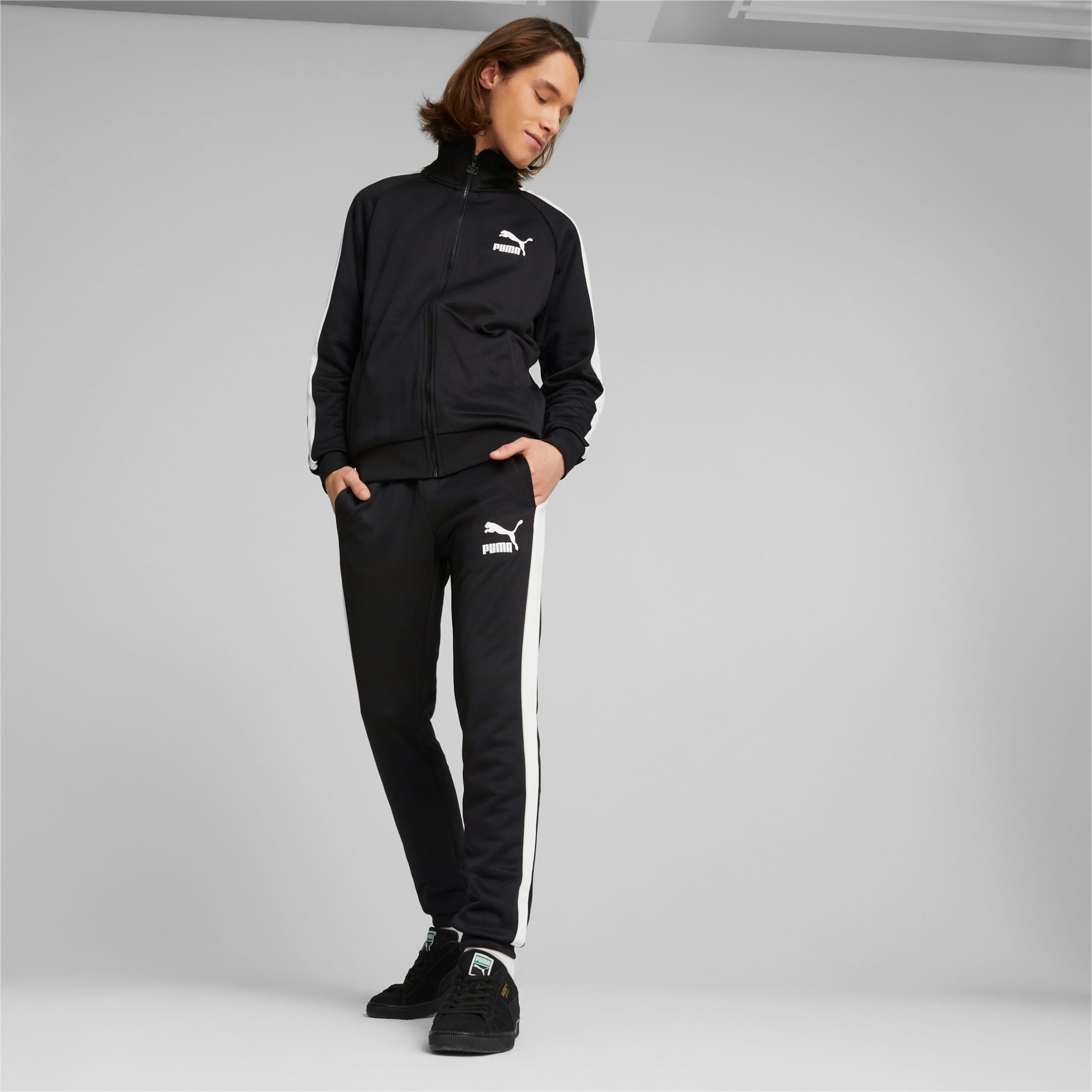 Puma Cardigan - Iconic T7 Track - Black » Always Cheap Delivery
