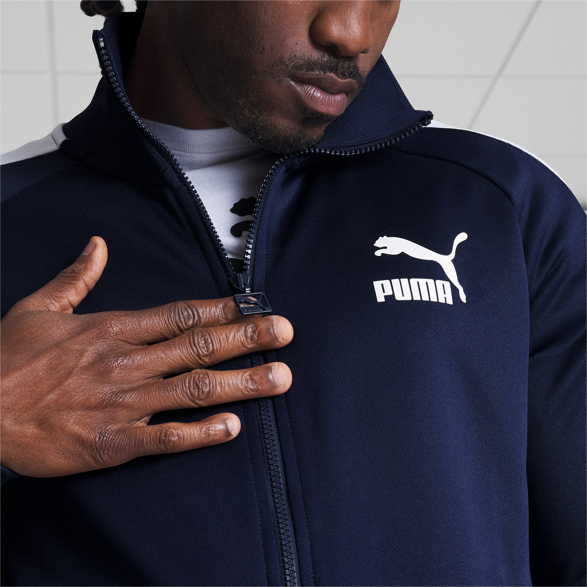 Chamarra de pista para hombre Iconic T7
