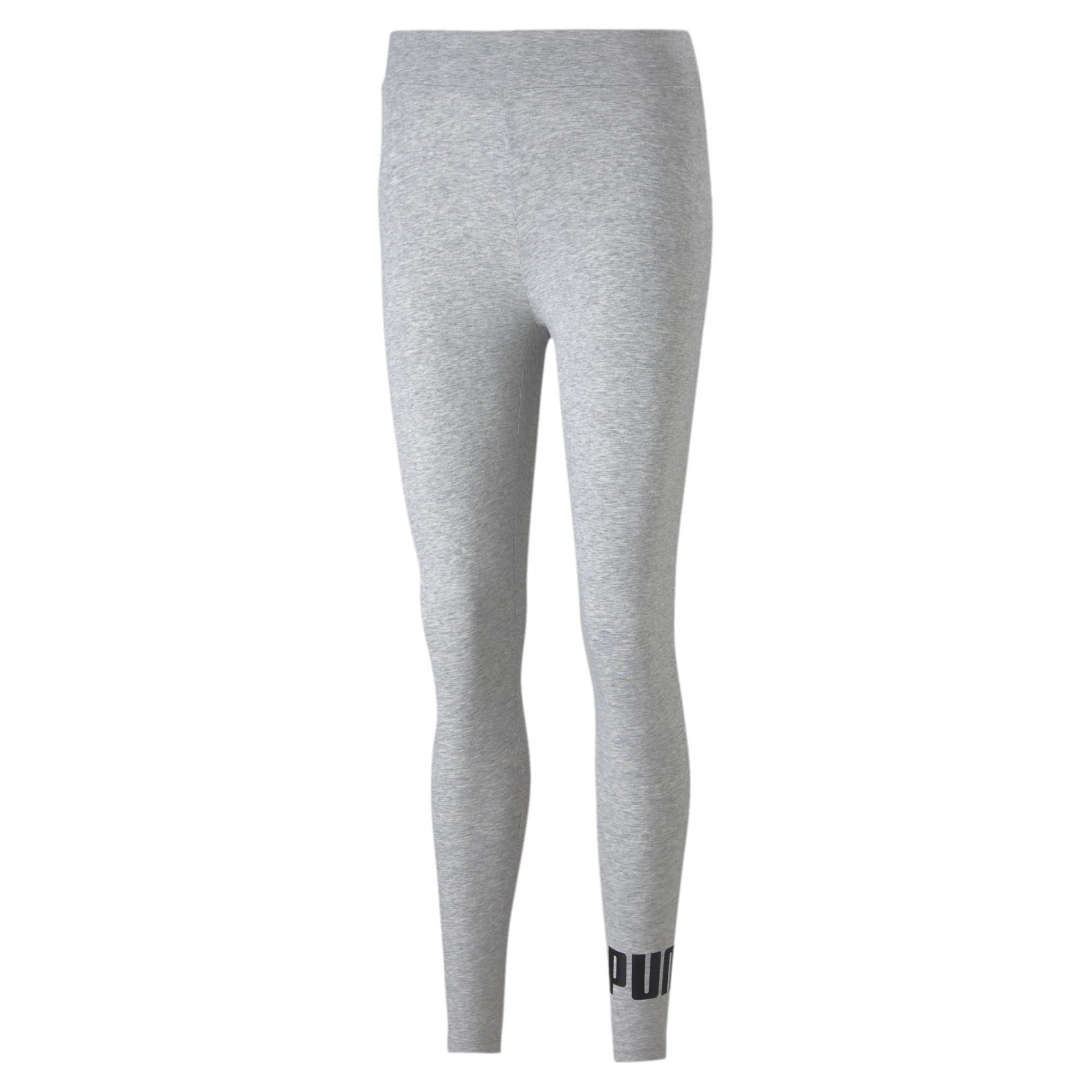 Puma LOGO LEGGINGS - Leggings - black 