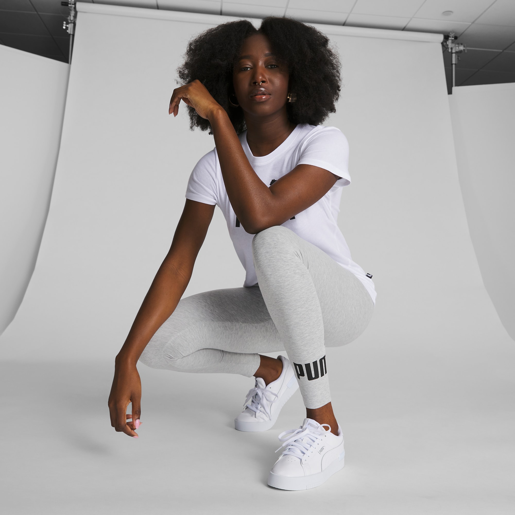 Puma ess logo leggings outlet