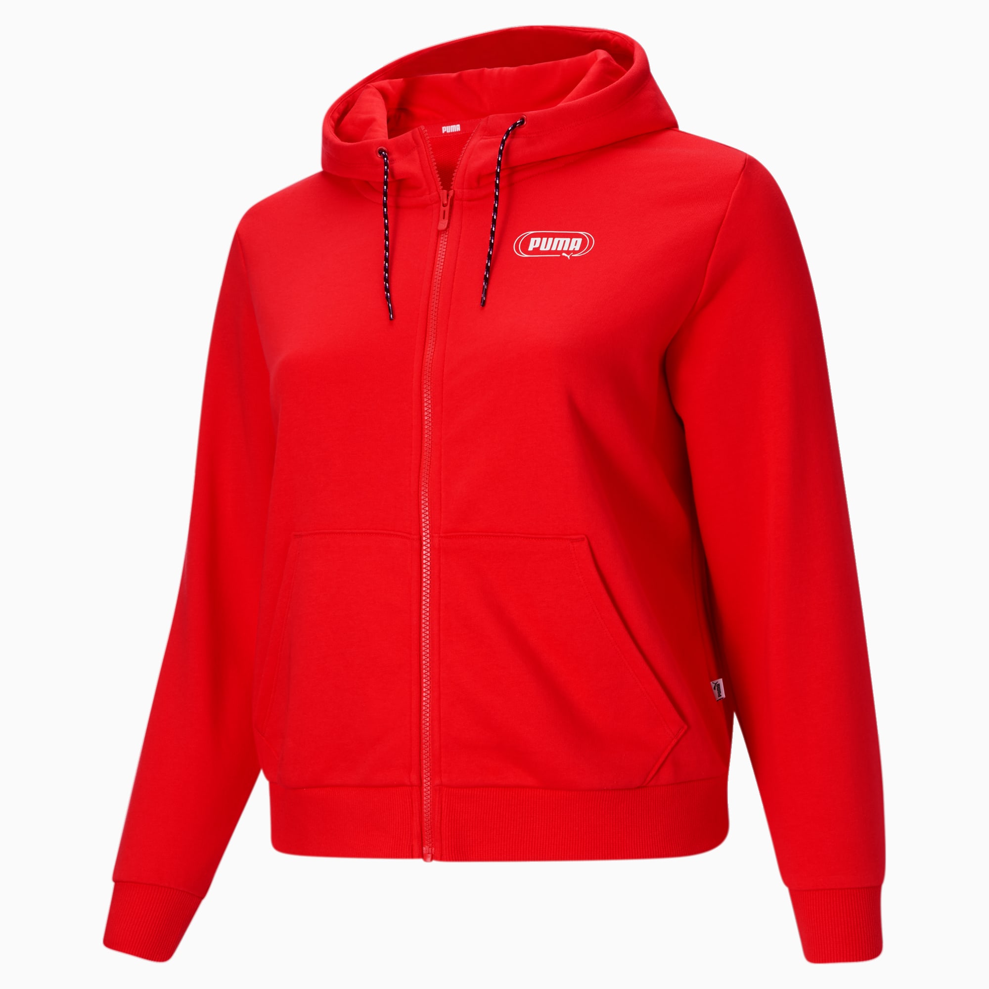 red puma hoodie