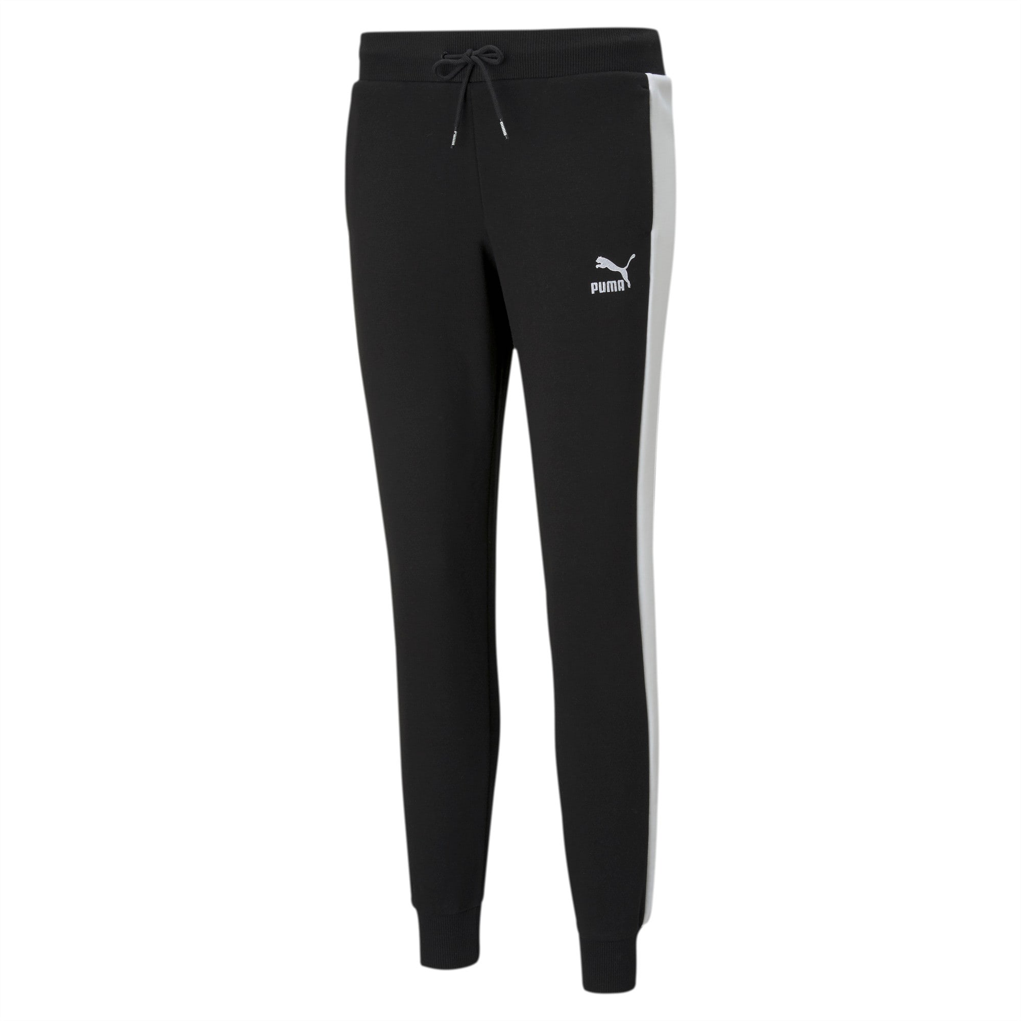 Puma Activewear Sweatpants Women's L Black Solid Track Pants