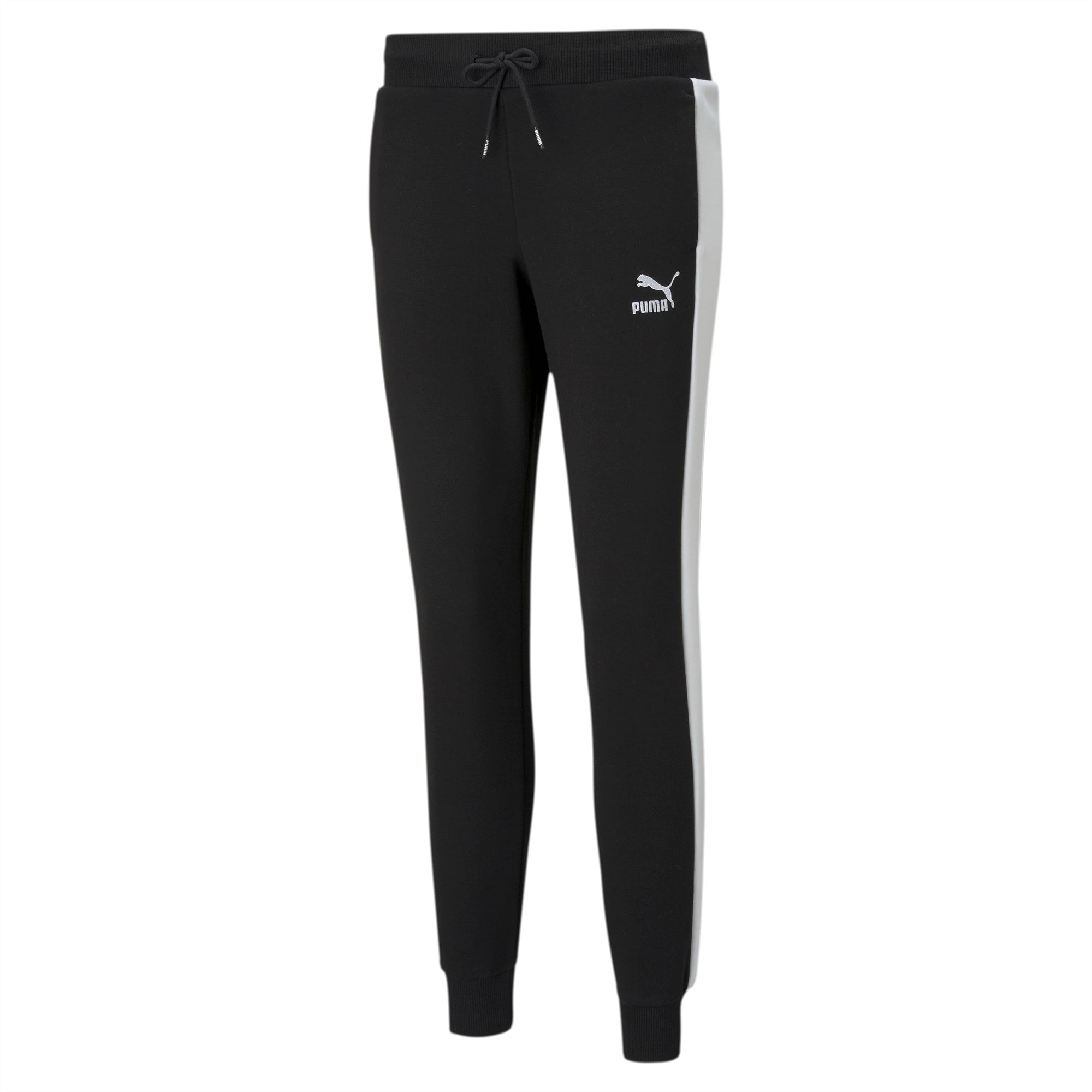 Buy Puma Black Regular Fit Mid Rise Track Pants for Women's Online