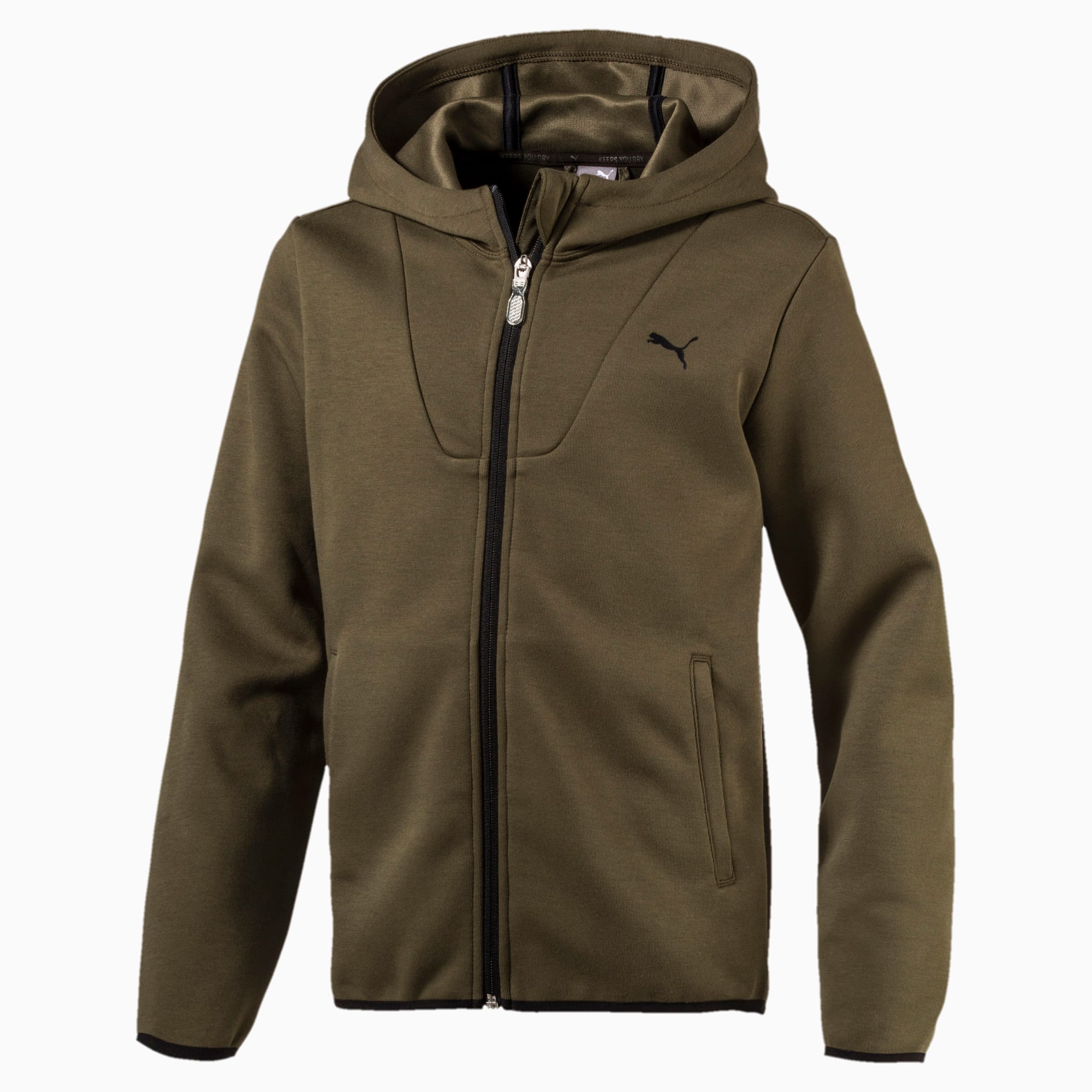 puma tech fleece zip up hoodie