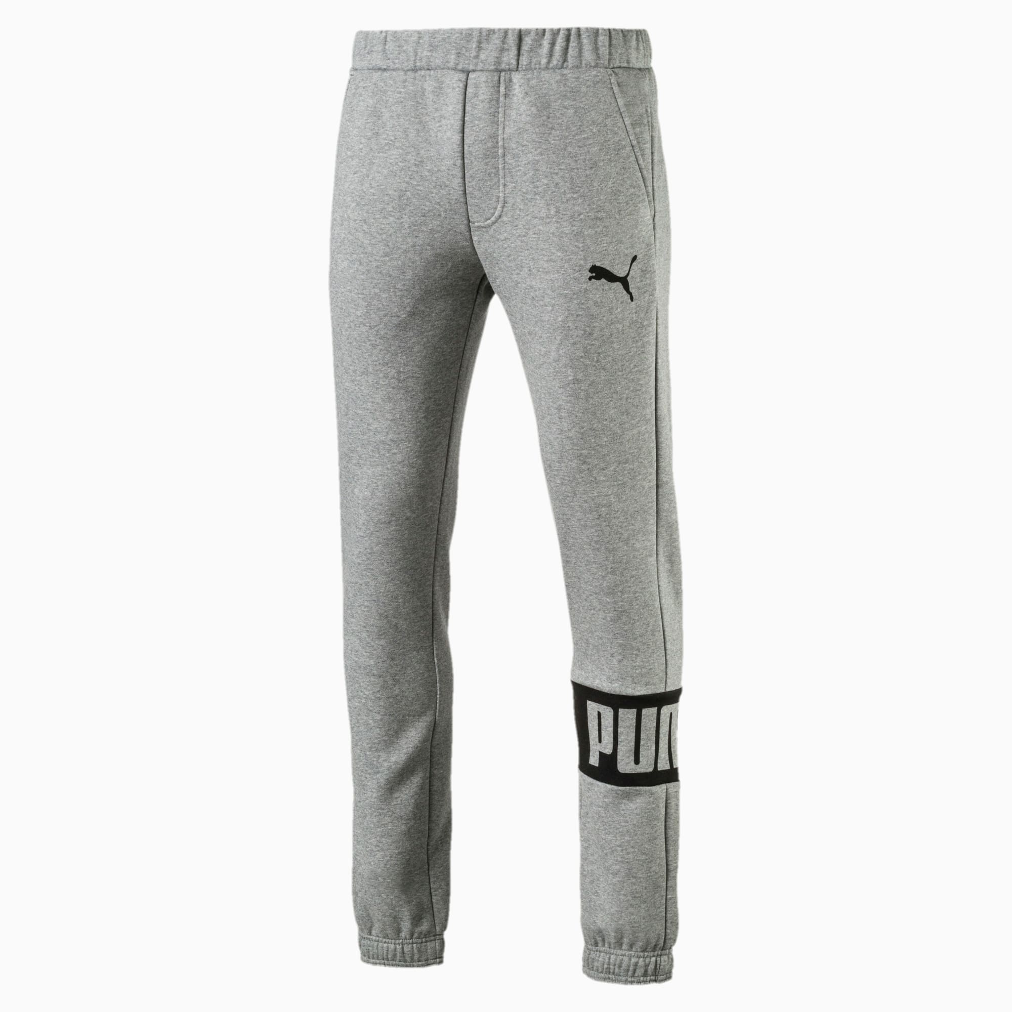 puma men's fleece sweatpants