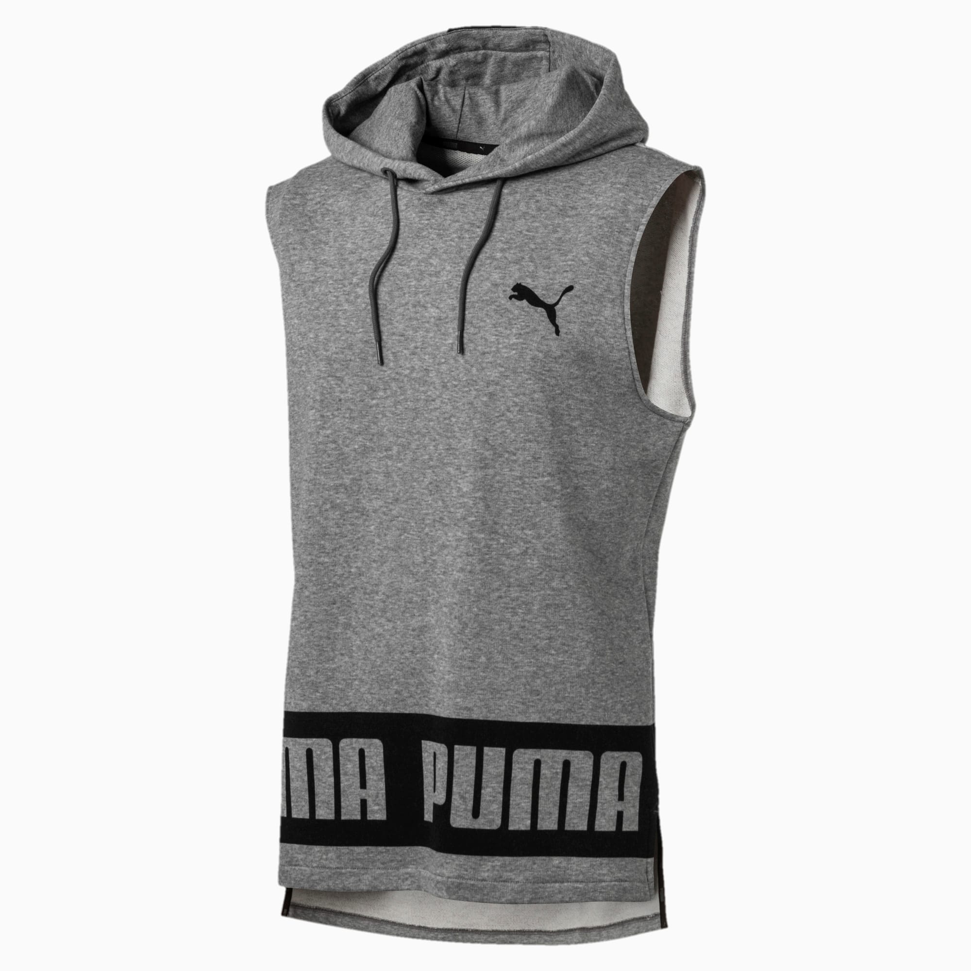 puma sleeveless hoodie