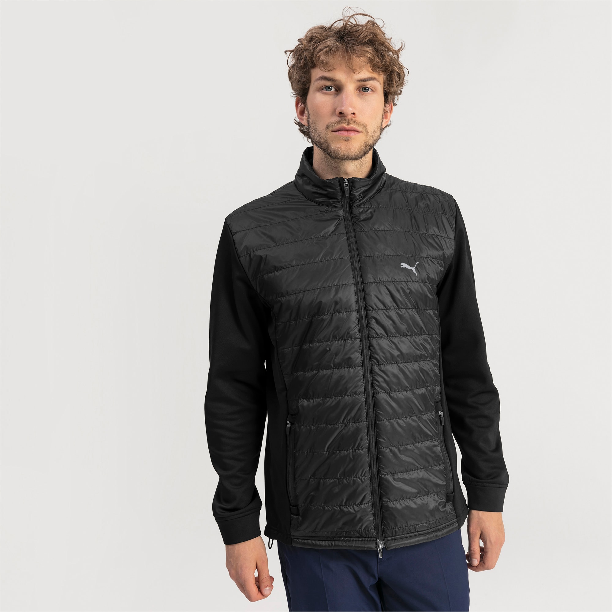 puma quilted golf jacket