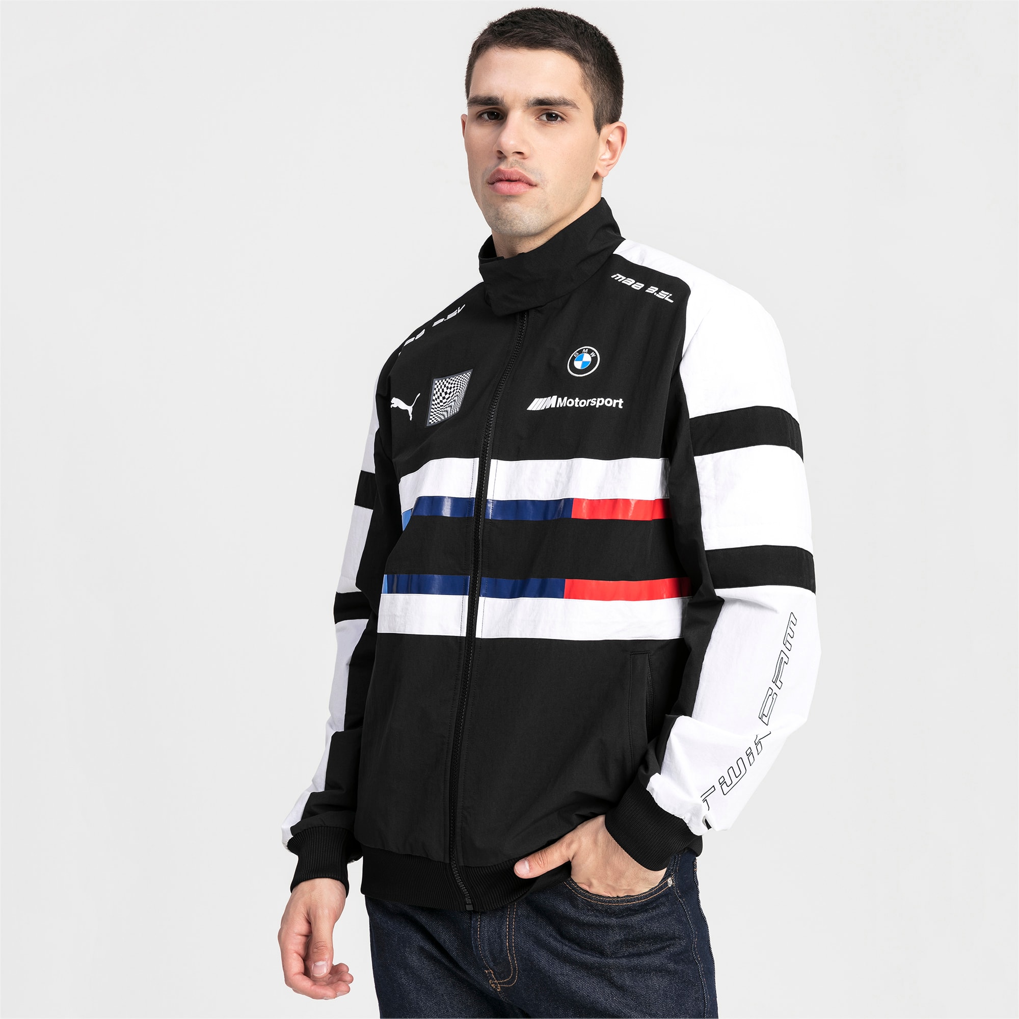 Bmw Motorsport Street Woven Men S Jacket Puma Bmw Motorsport Puma United Kingdom