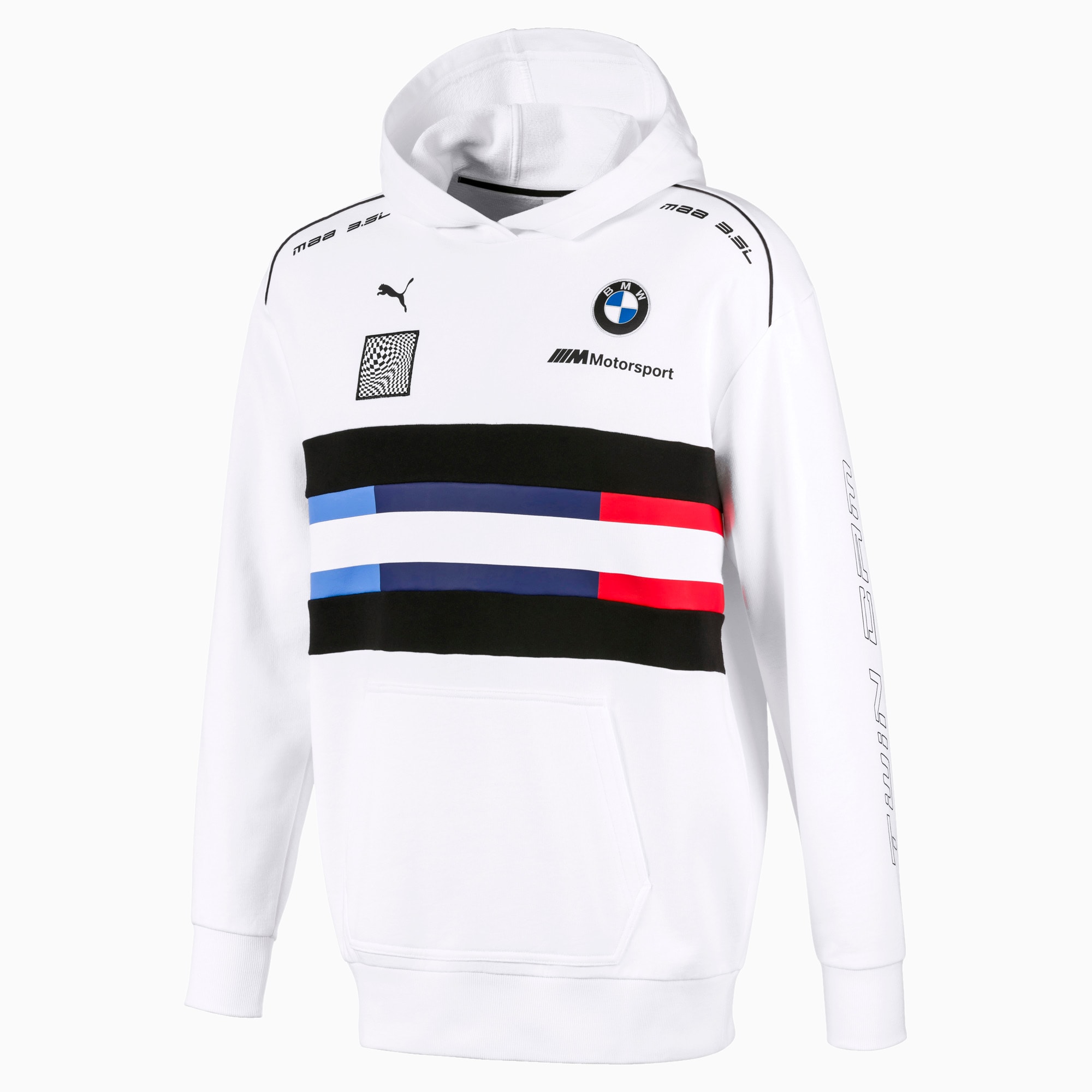 BMW M Motorsport Street Midlayer Men's Hooded Sweat Shirt | PUMA