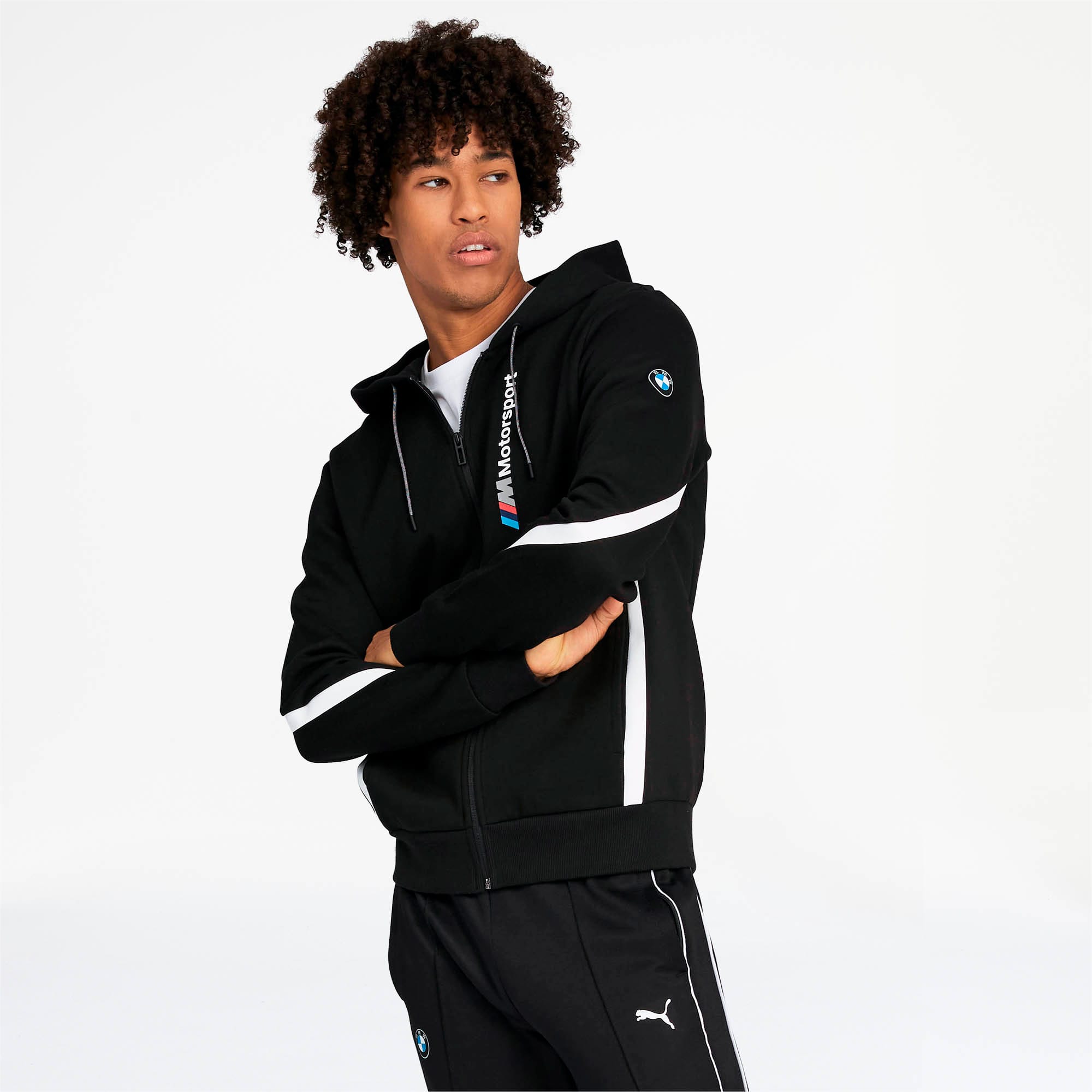 puma bmw hooded sweat jacket