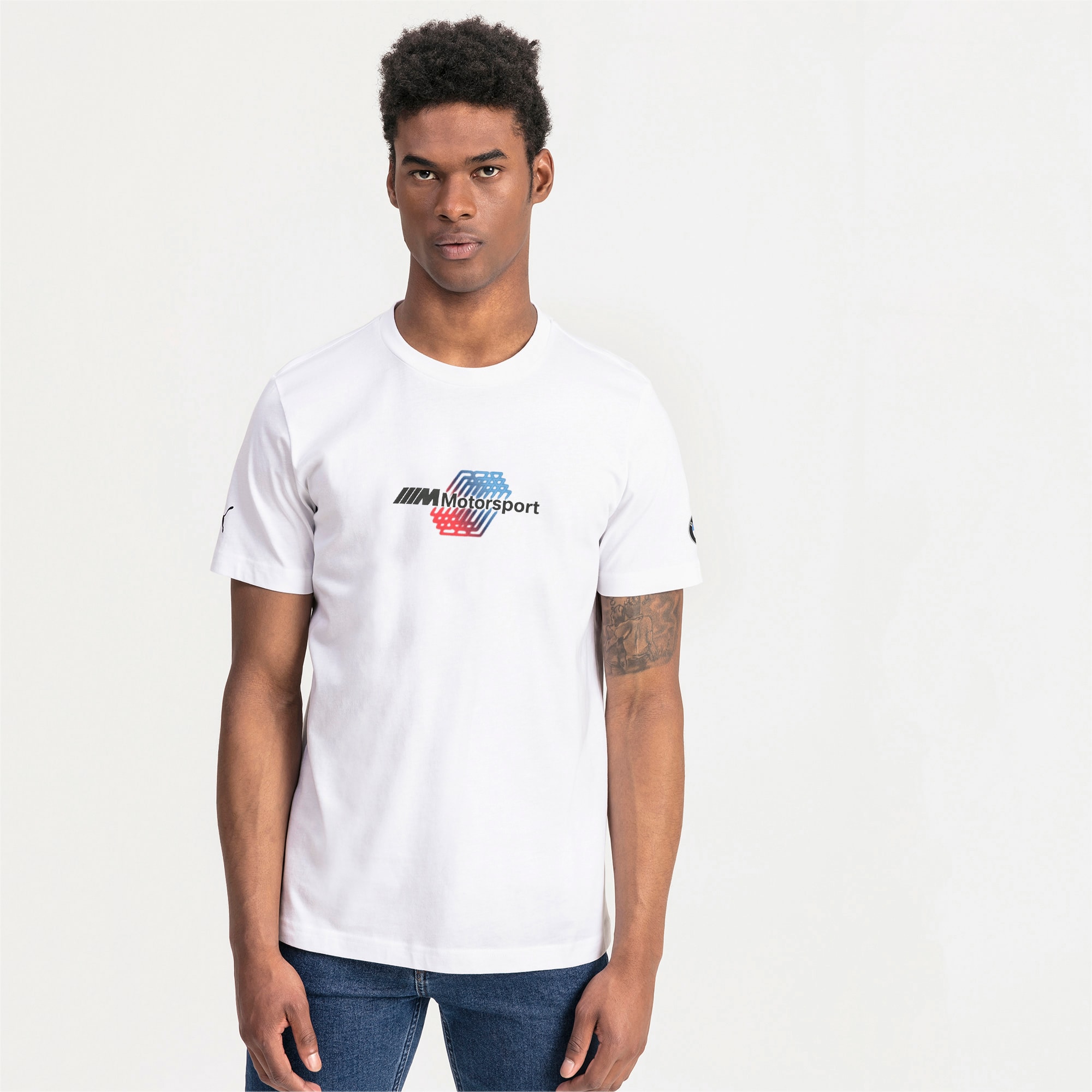 Bmw M Motorsport Logo Men S Tee Puma White Puma Bmw Motorsport Puma
