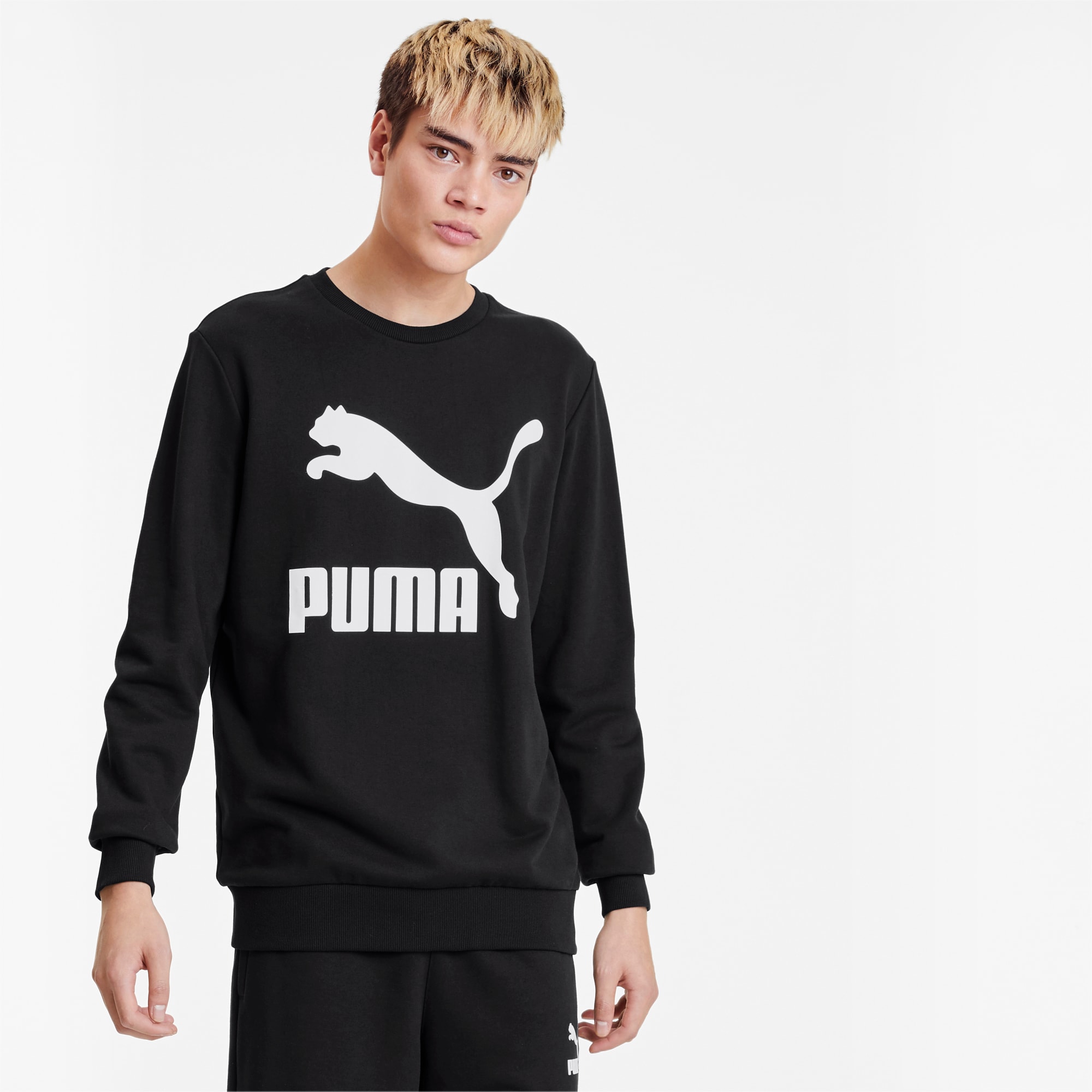 puma black sweatshirt