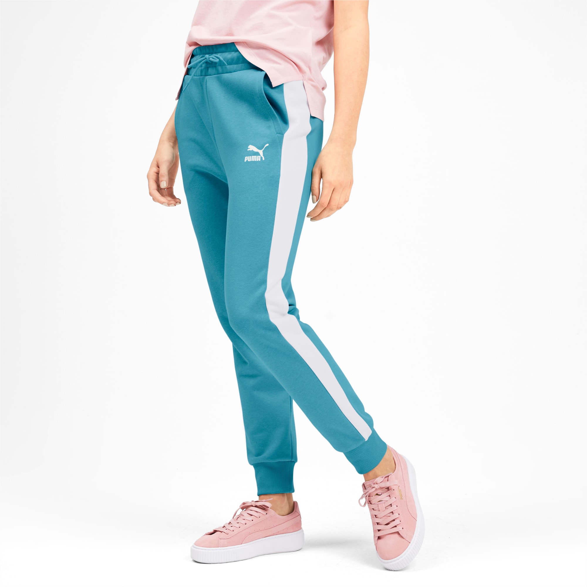 puma archive t7 track pants womens