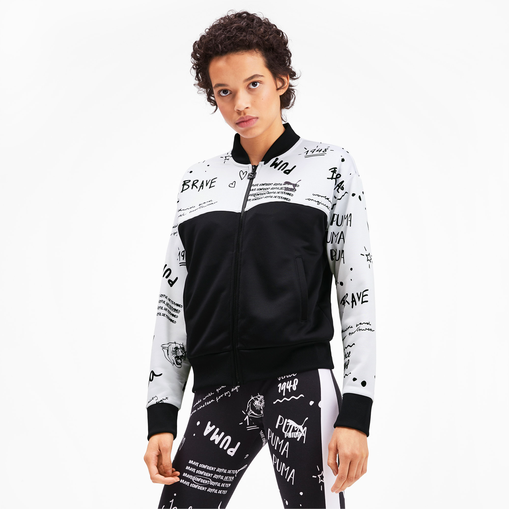 Puma aop track jacket top