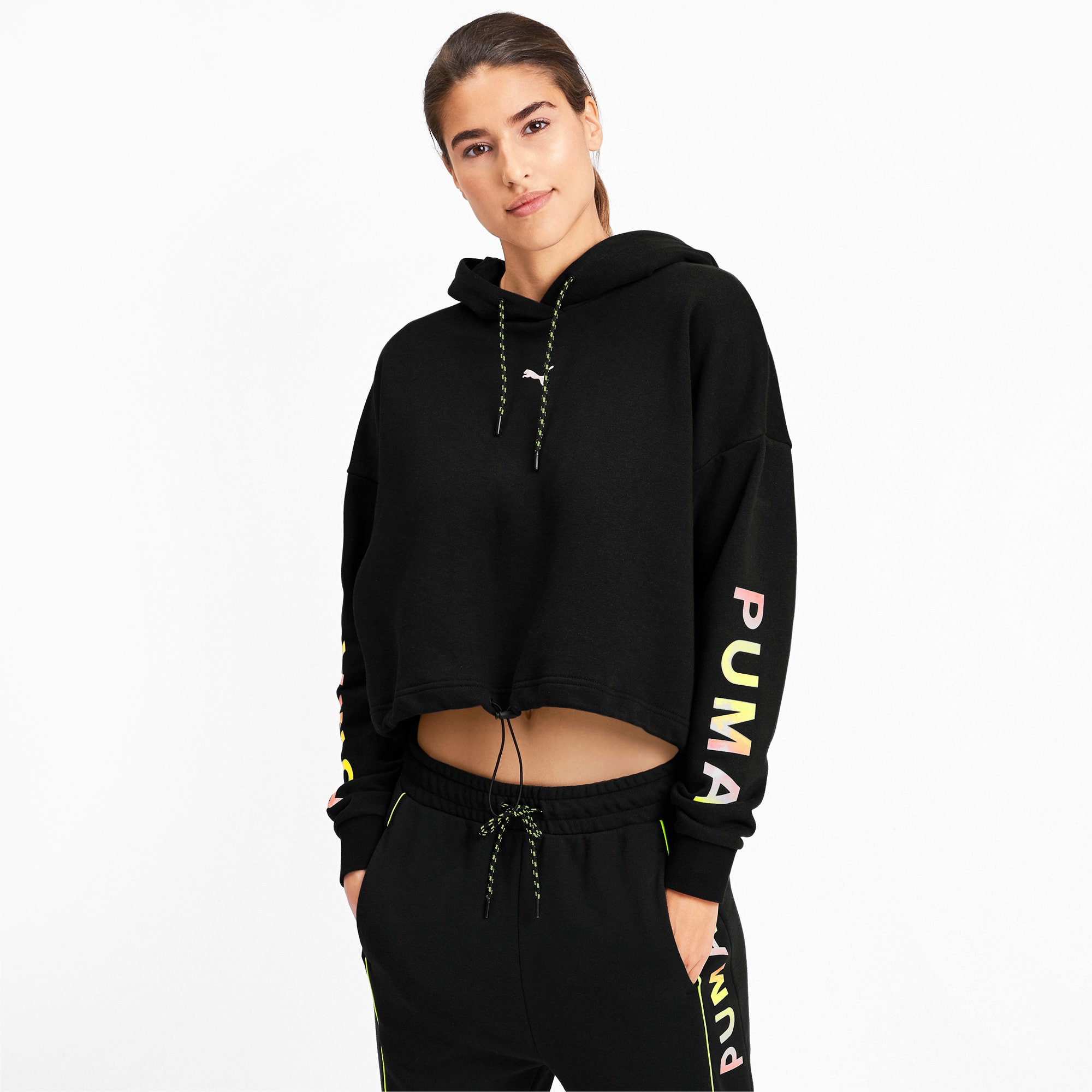 crop top hoodie puma