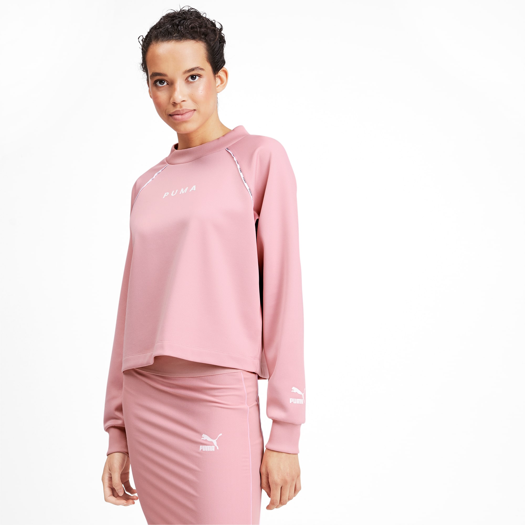 sweat puma femme rose