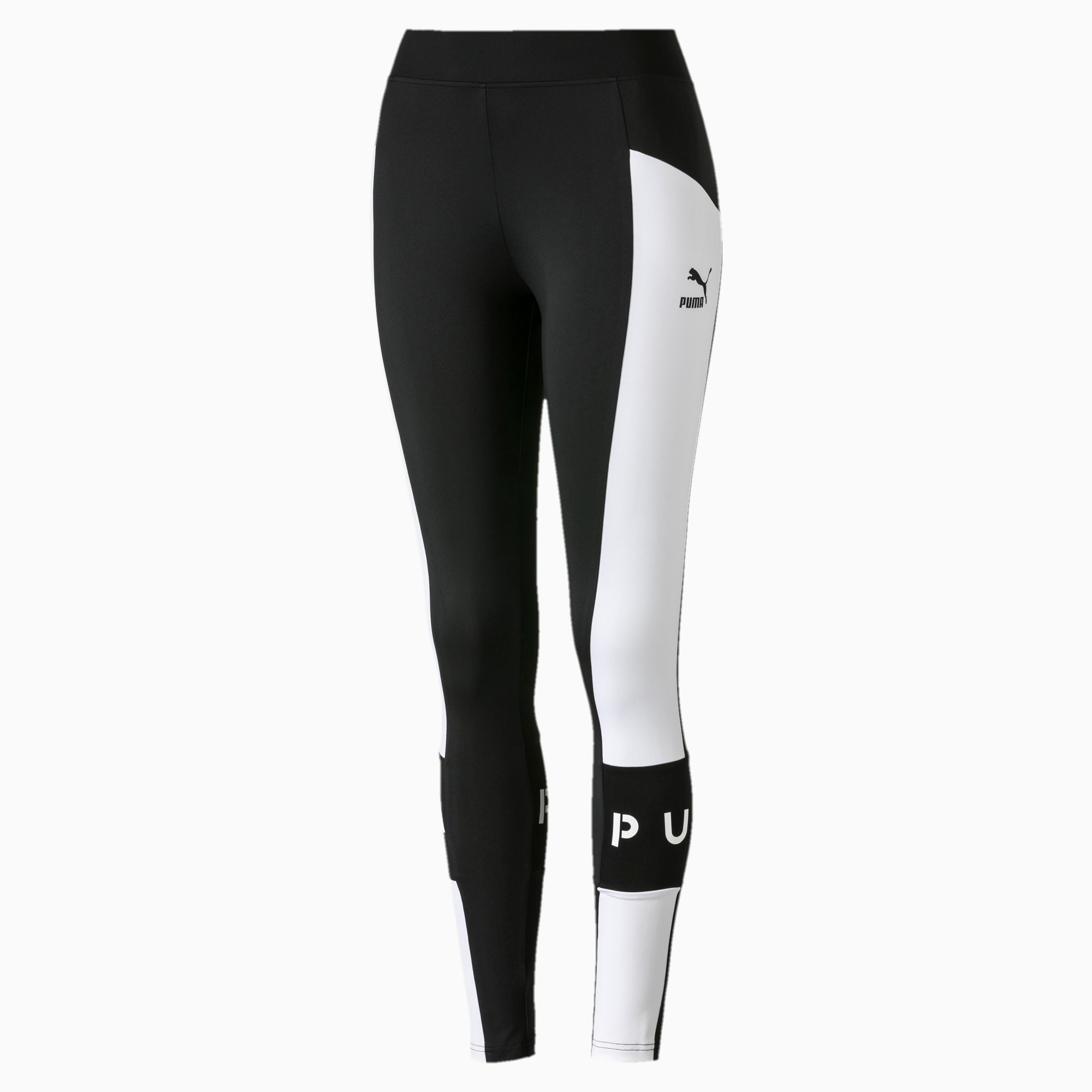 black and white puma leggings