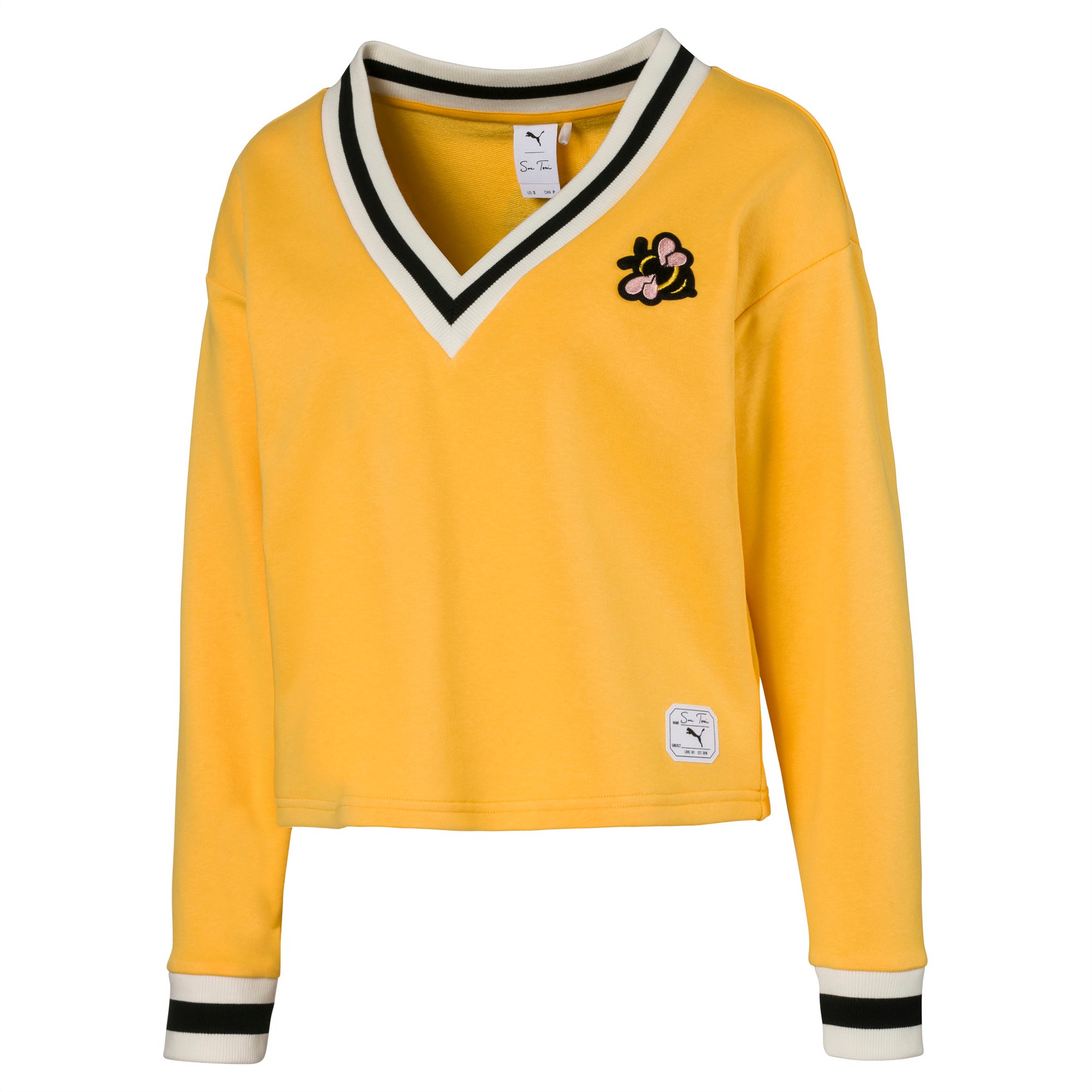 Puma x Sue Tsai Womens AOP V-Neck Sweatshirt – Extra Butter